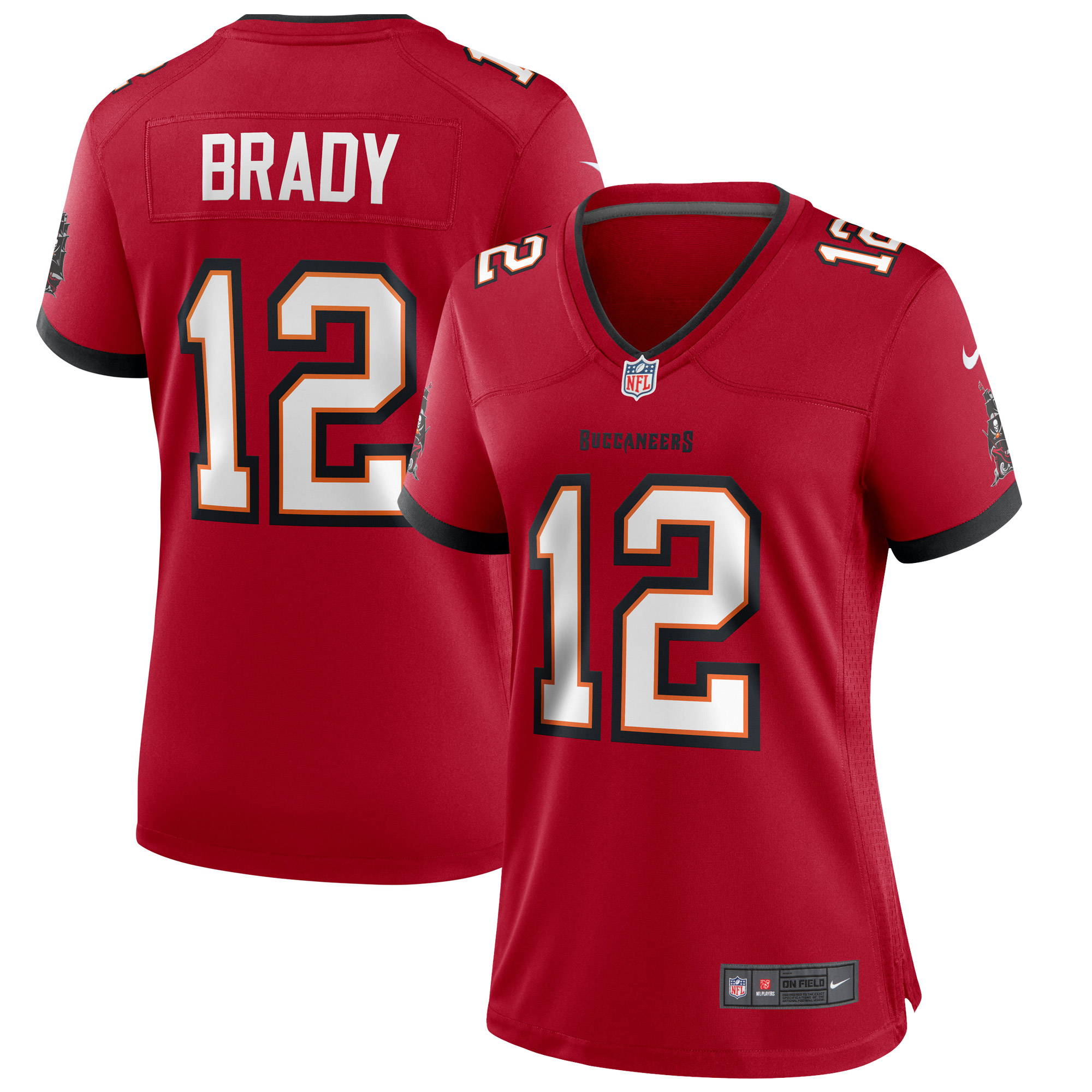 Tom Brady Tampa Bay Buccaneers Nike Women's Game Jersey - Red - vstockx