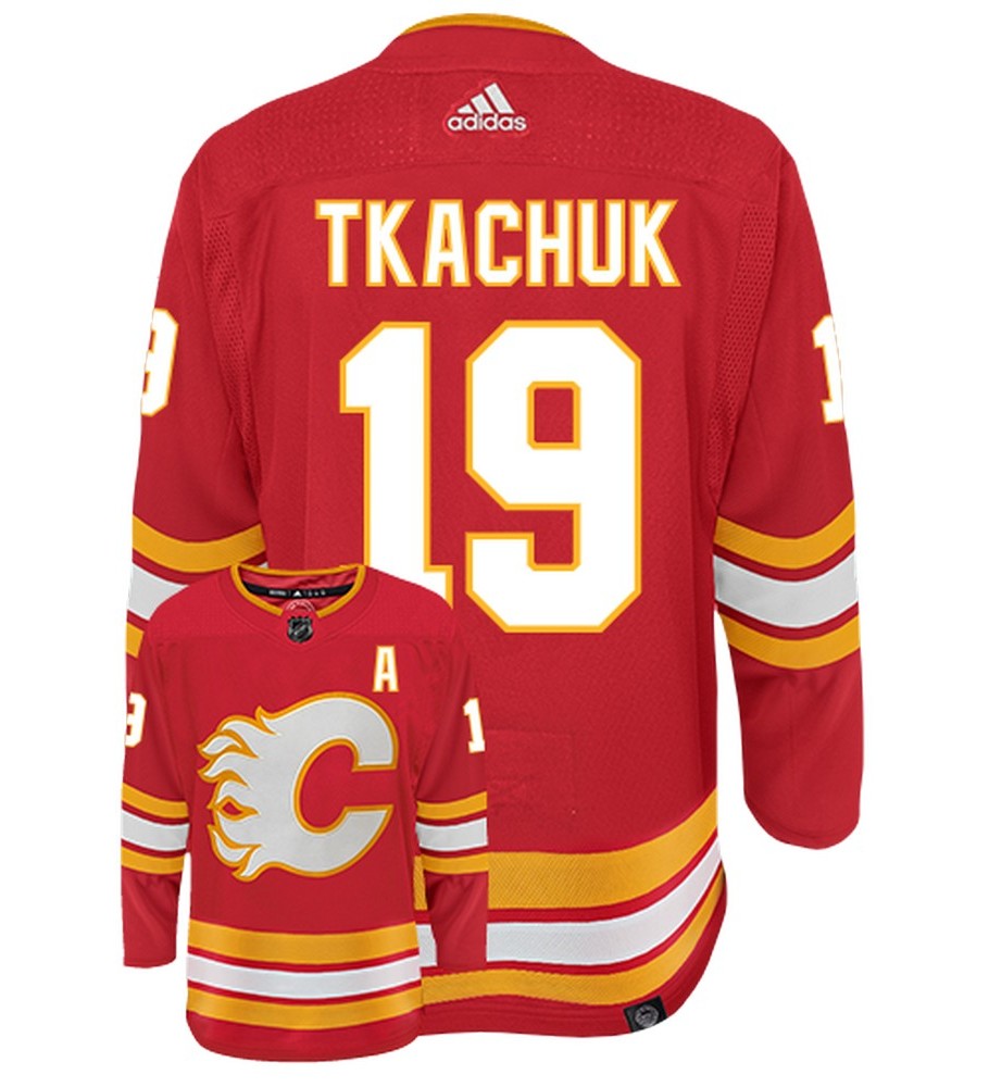 Matthew Tkachuk Calgary Flames Adidas Primegreen Authentic NHL Hockey Jersey - vstockx