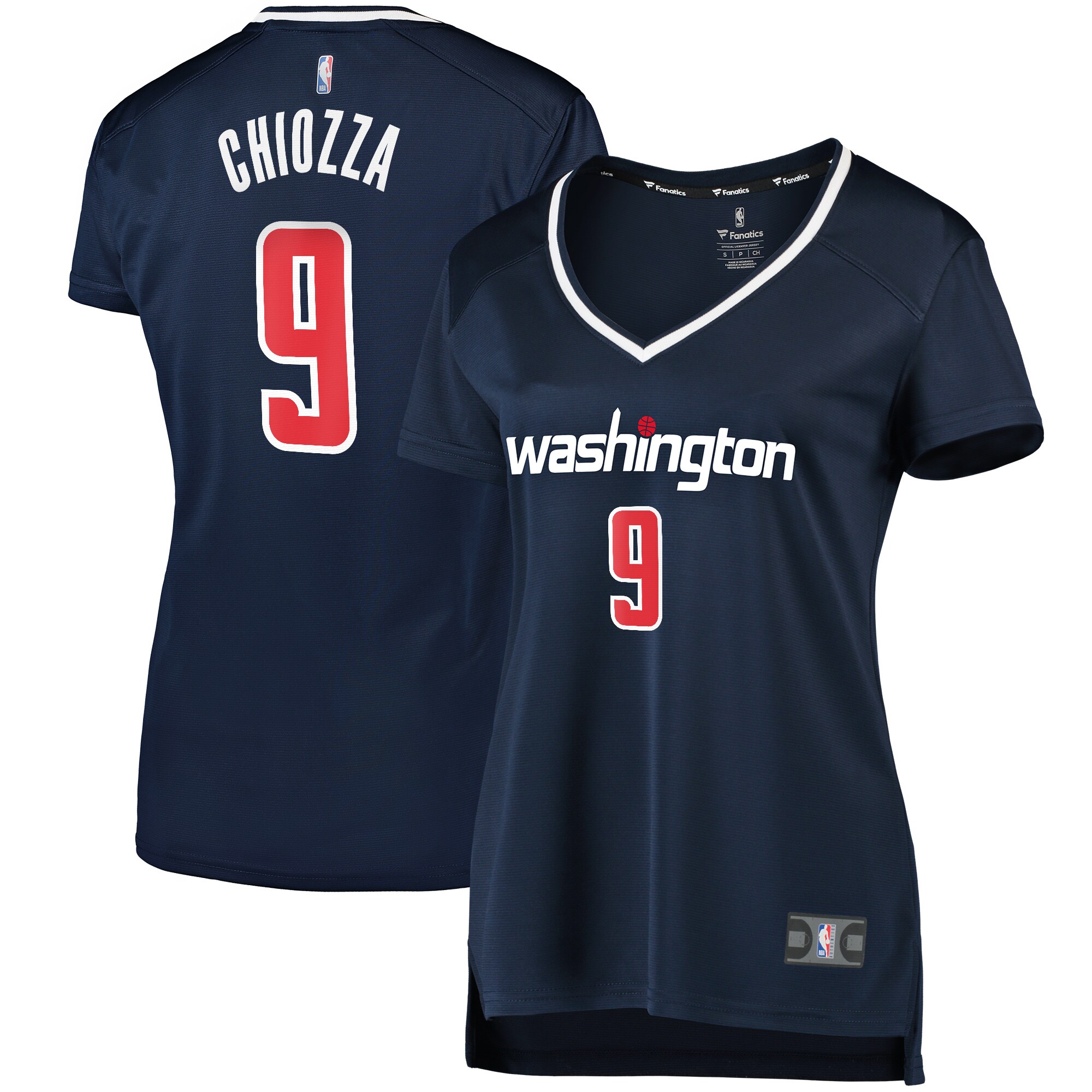 Chris Chiozza Washington Wizards Fanatics Branded Women's Fast Break Player Jersey - Statement Edition - Navy - vstockx