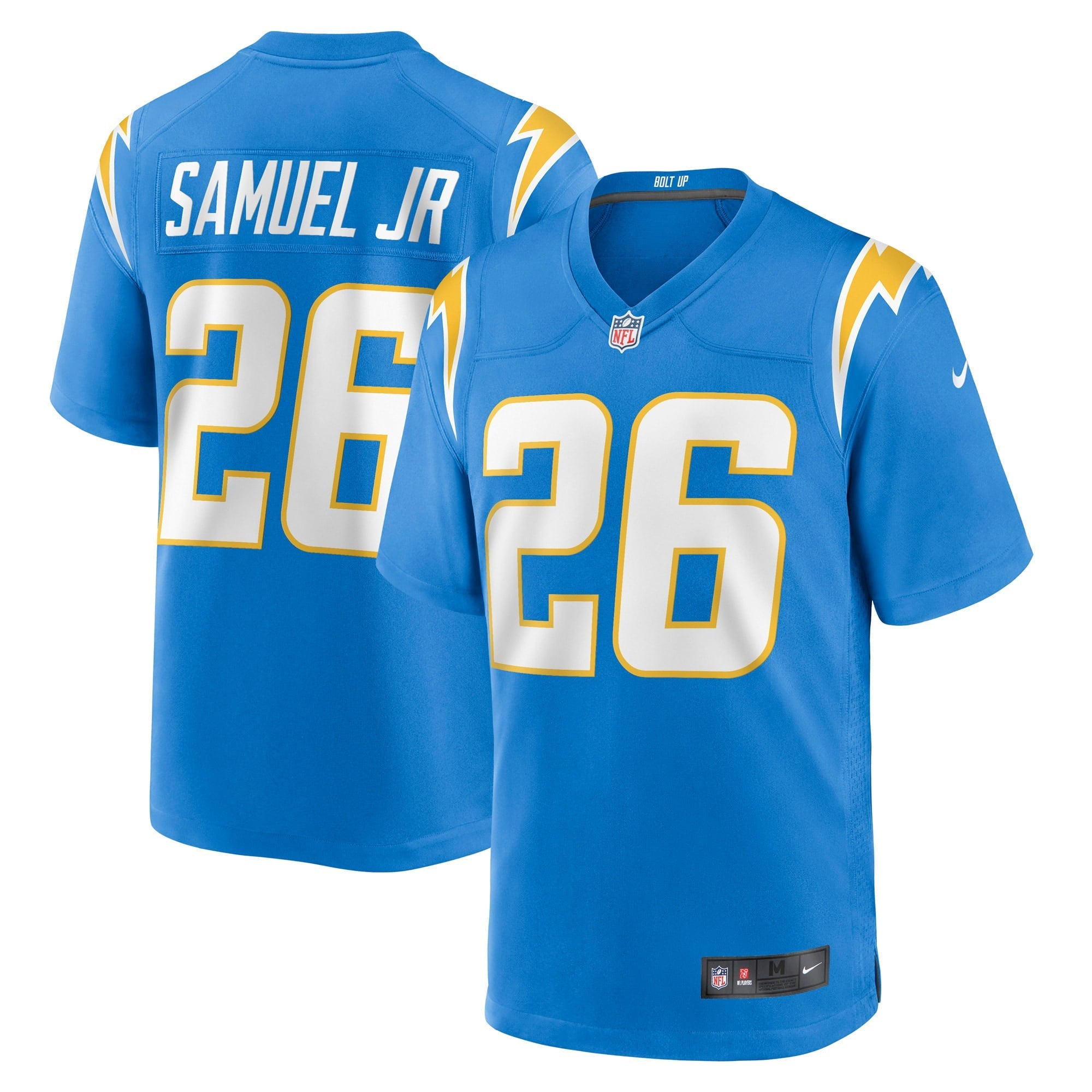 Men's Nike Asante Samuel Jr. Powder Blue Los Angeles Chargers Game Player Jersey - vstockx