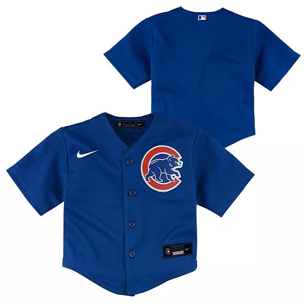 Chicago Cubs Toddler Blue Alternate Replica Jersey - vstockx