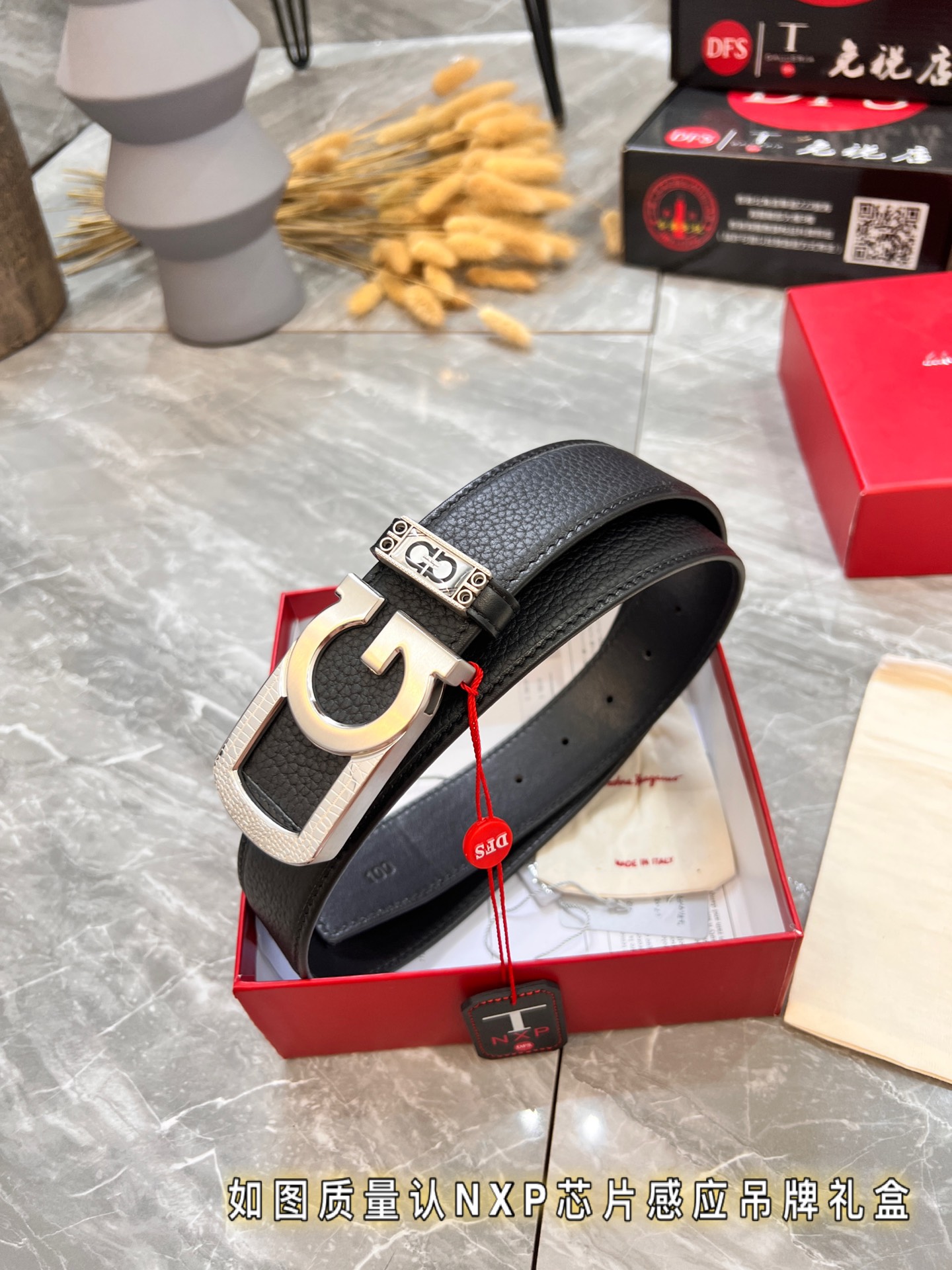 Streetwear Belt Ferragamo 320025 size:3.5cm - vstockx