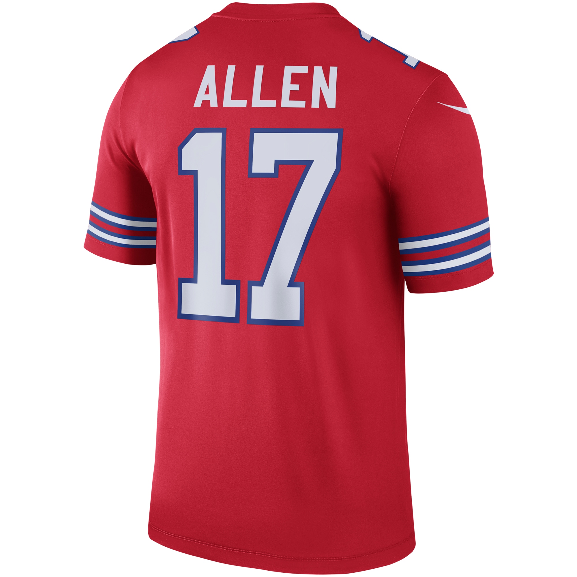 Josh Allen Nike Buffalo Bills Color Rush Legend Jersey - Red - vstockx