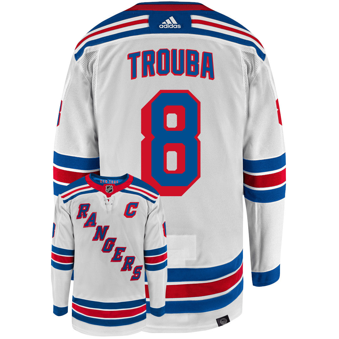 Jacob Trouba New York Rangers Adidas Primegreen Authentic NHL Hockey Jersey - vstockx