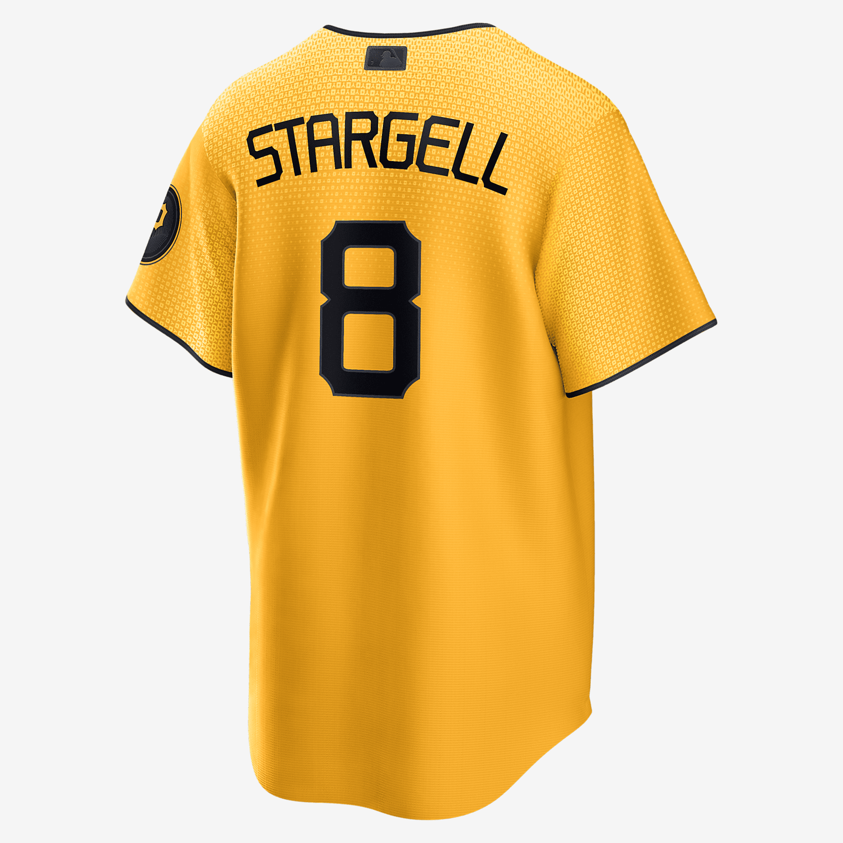 MLB Pittsburgh Pirates City Connect (Willie Stargell) Men's Replica Baseball Jersey - Sundown/Black - vstockx