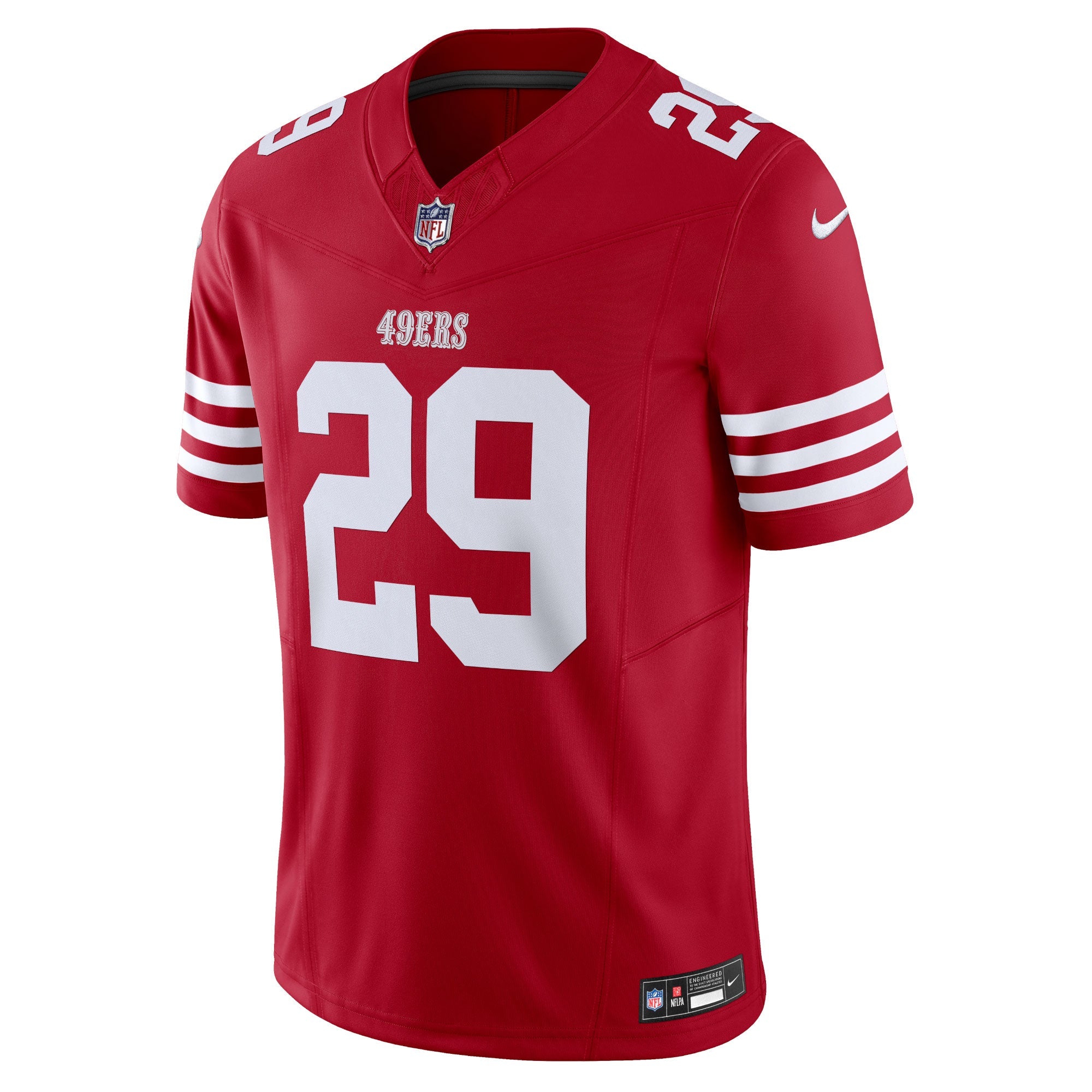 Men's Nike Talanoa Hufanga Scarlet San Francisco 49ers Vapor F.U.S.E. Limited Jersey - vstockx