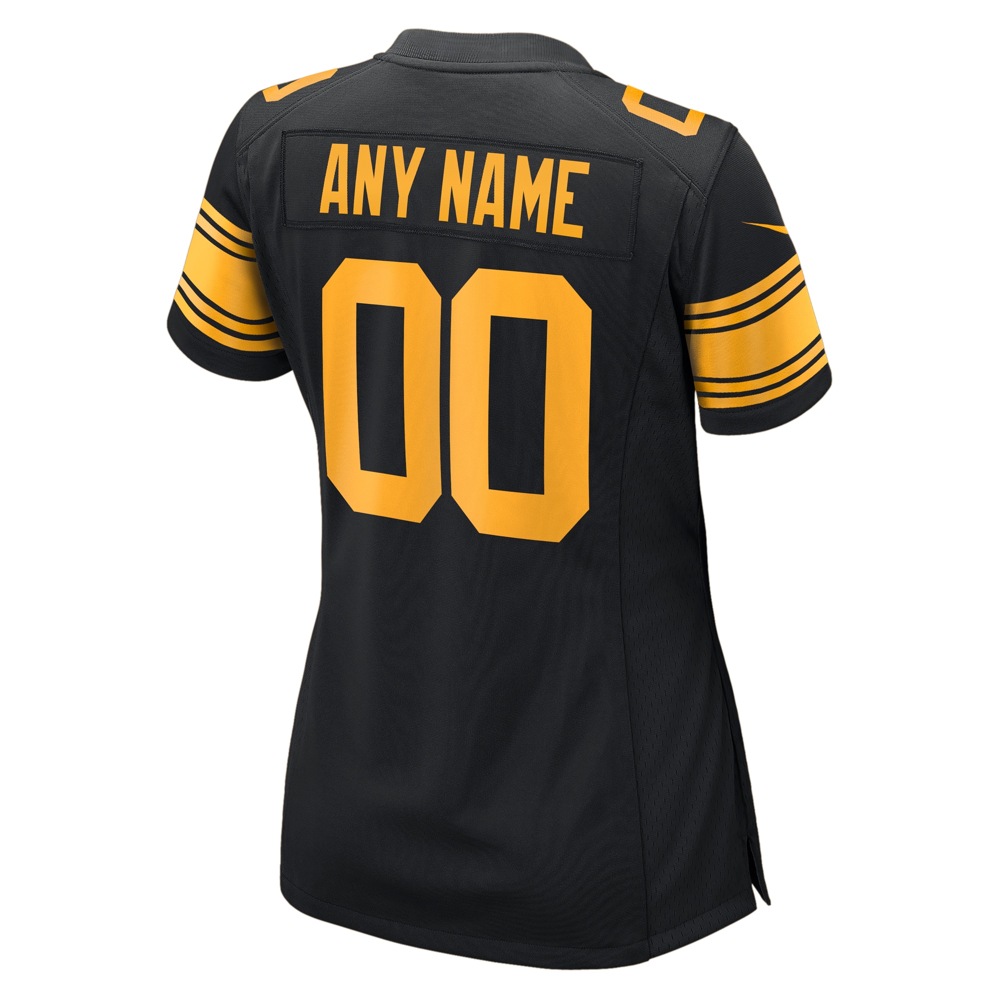 Pittsburgh Steelers Nike Women's Alternate Custom Game Jersey - Black - vstockx