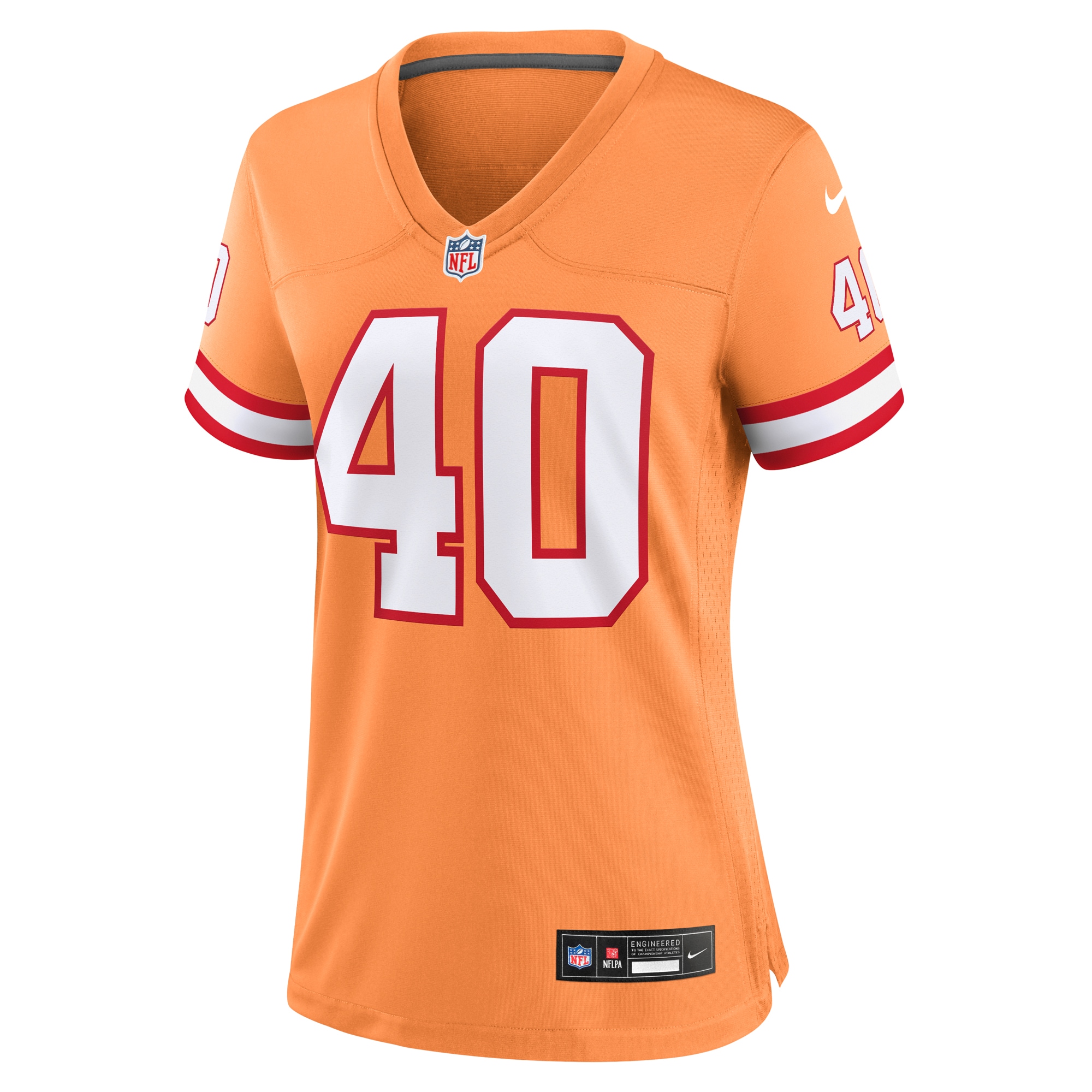Mike Alstott Tampa Bay Buccaneers Nike Women's Throwback Game Jersey - Orange - vstockx