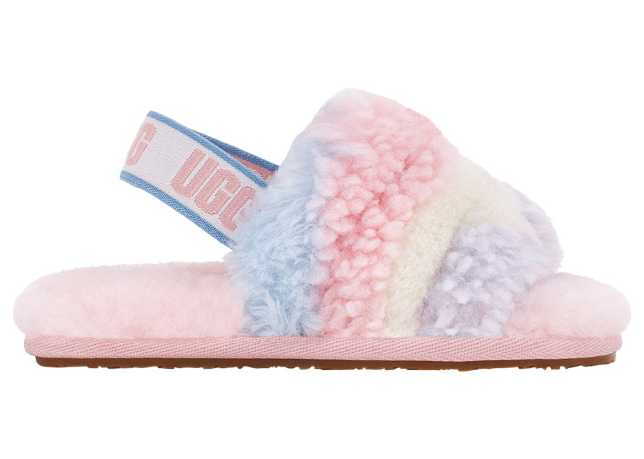 UGG Fluff Yeah Slide Pride-Stripes (Toddler) - vstockx