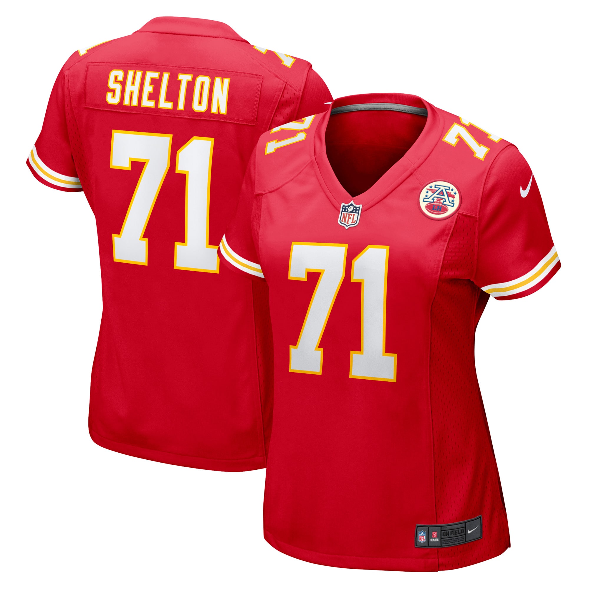 Danny Shelton Kansas City Chiefs Nike Women's Game Player Jersey - Red - vstockx