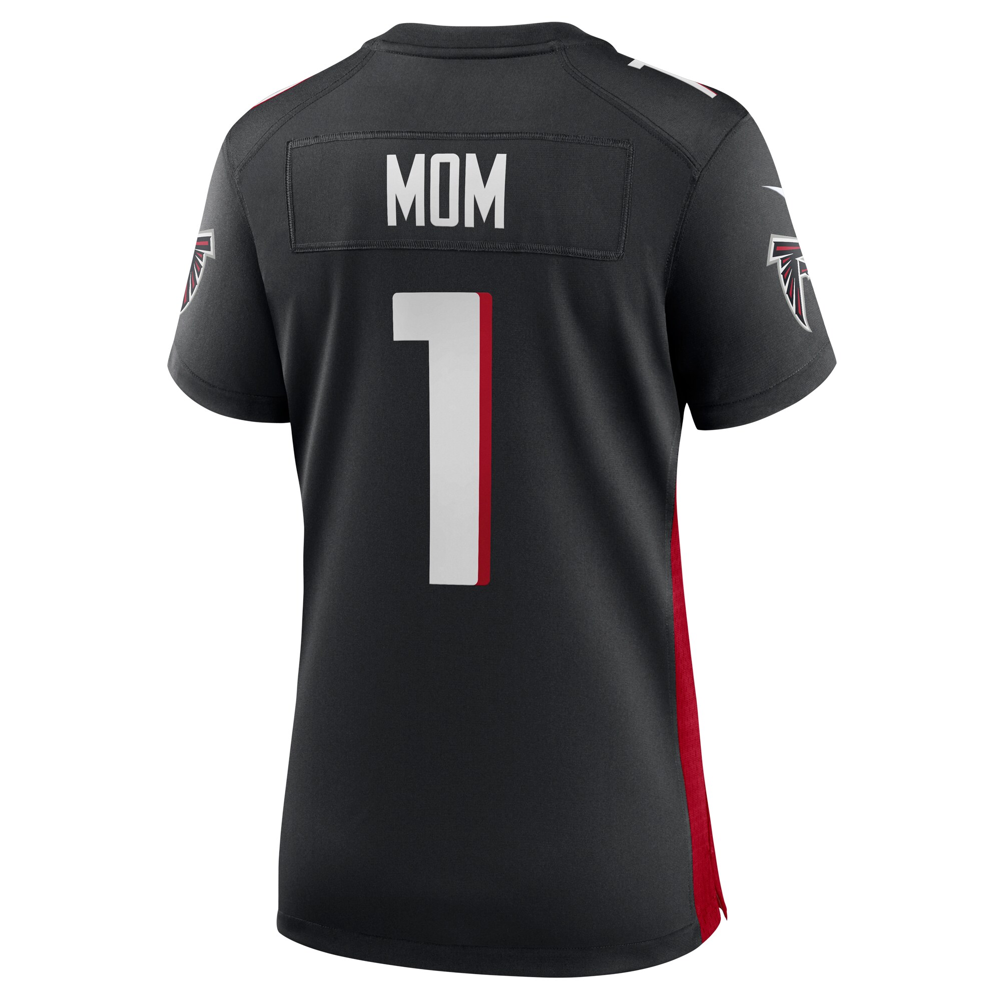 Number 1 Mom Atlanta Falcons Nike Women's Game Jersey - Black - vstockx