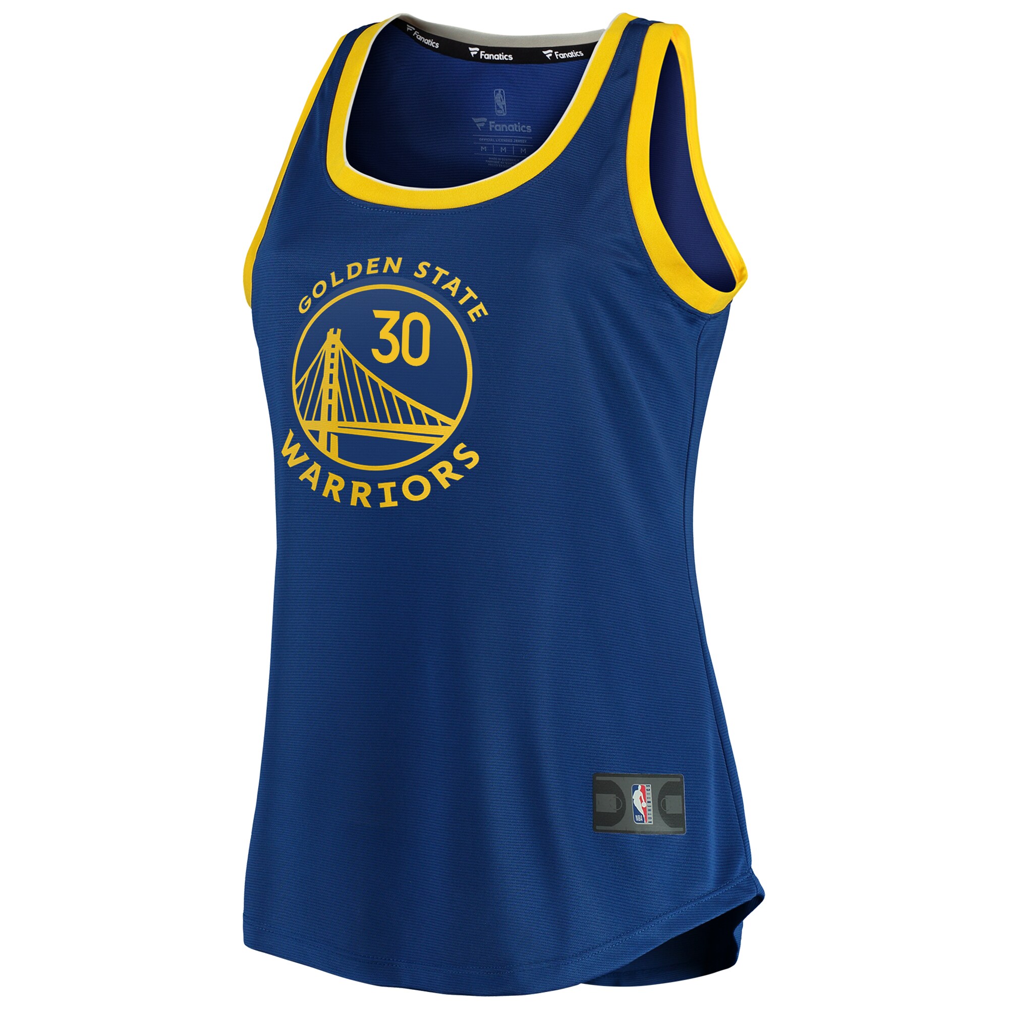 Stephen Curry Golden State Warriors Fanatics Branded Women's 2019/20 Fast Break Team Tank Jersey - Icon Edition - Royal - vstockx