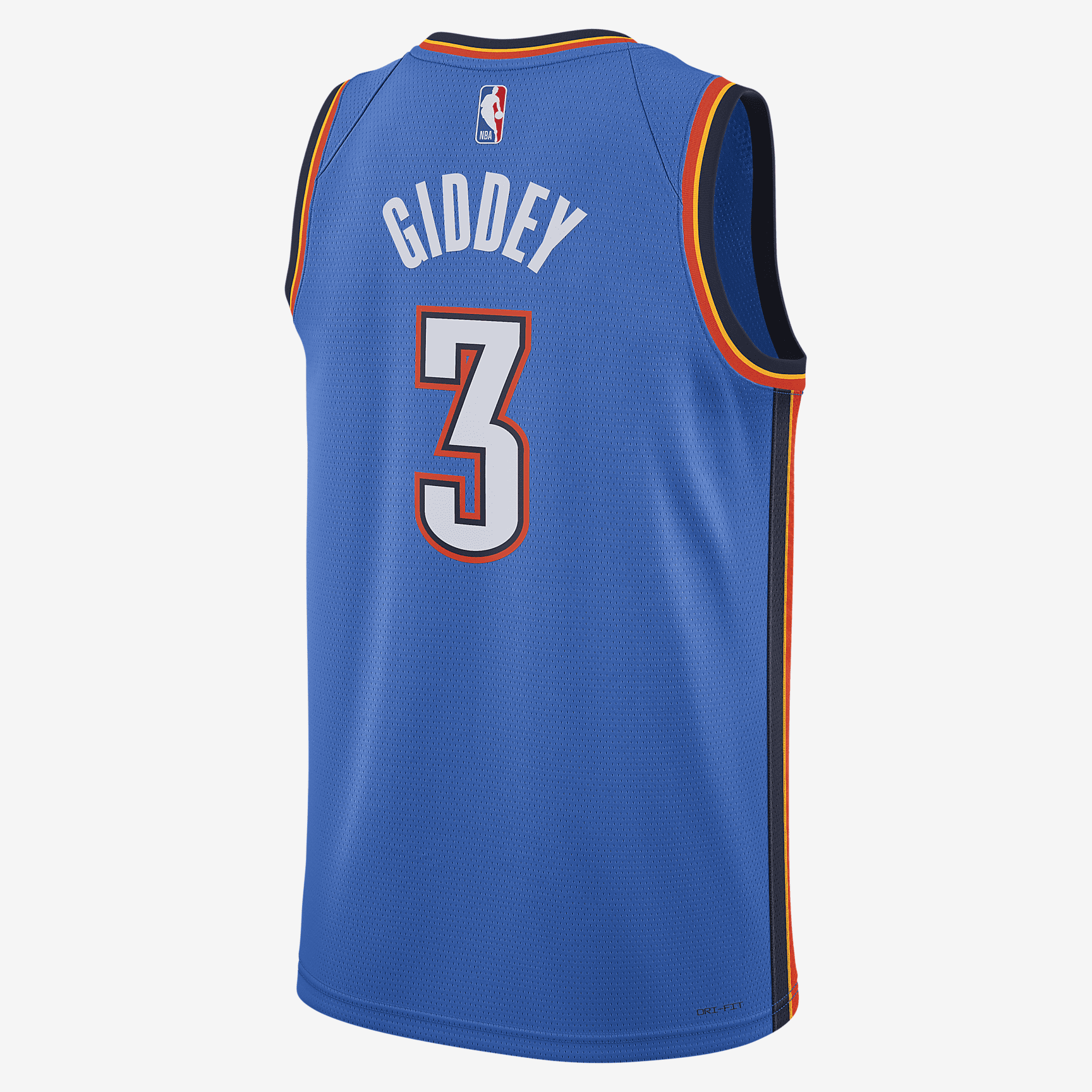 Oklahoma City Thunder Icon Edition 2022/23 Nike Dri-FIT NBA Swingman Jersey - Signal Blue - vstockx