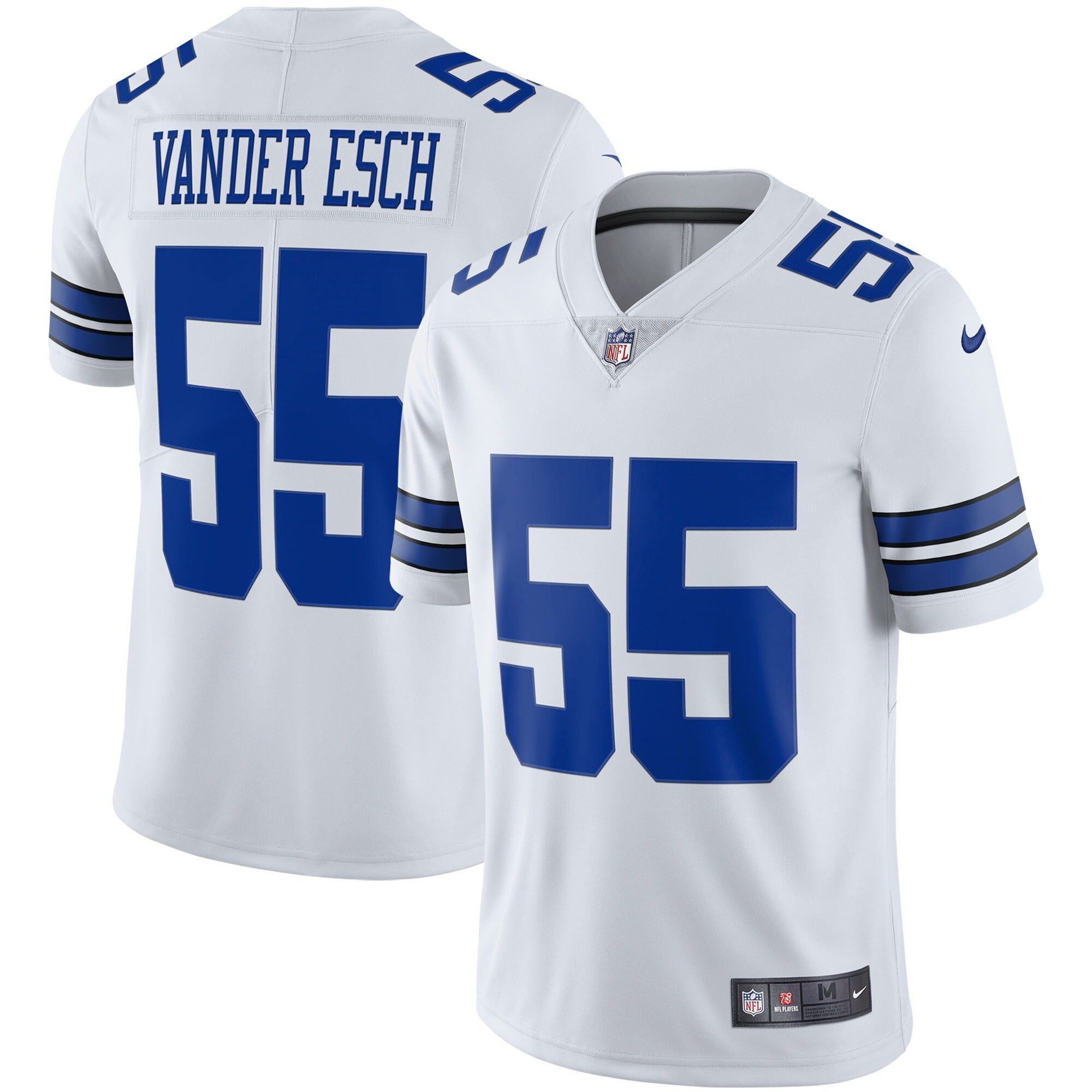 Men's Nike Leighton Vander Esch White Dallas Cowboys Vapor Limited Player Jersey - vstockx