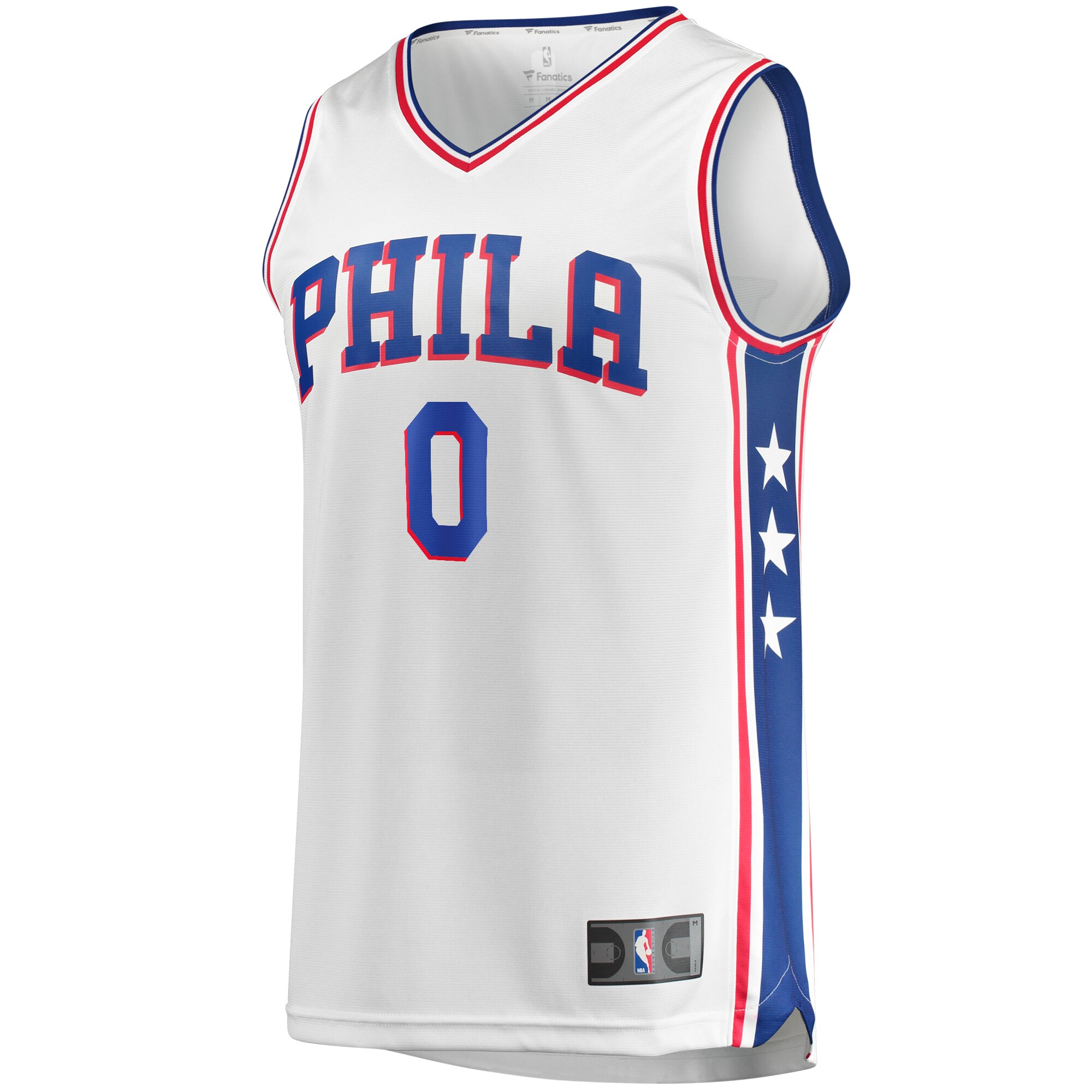 Josh Richardson Philadelphia 76ers Fanatics Branded Fast Break Replica Jersey White - Association Edition - vstockx