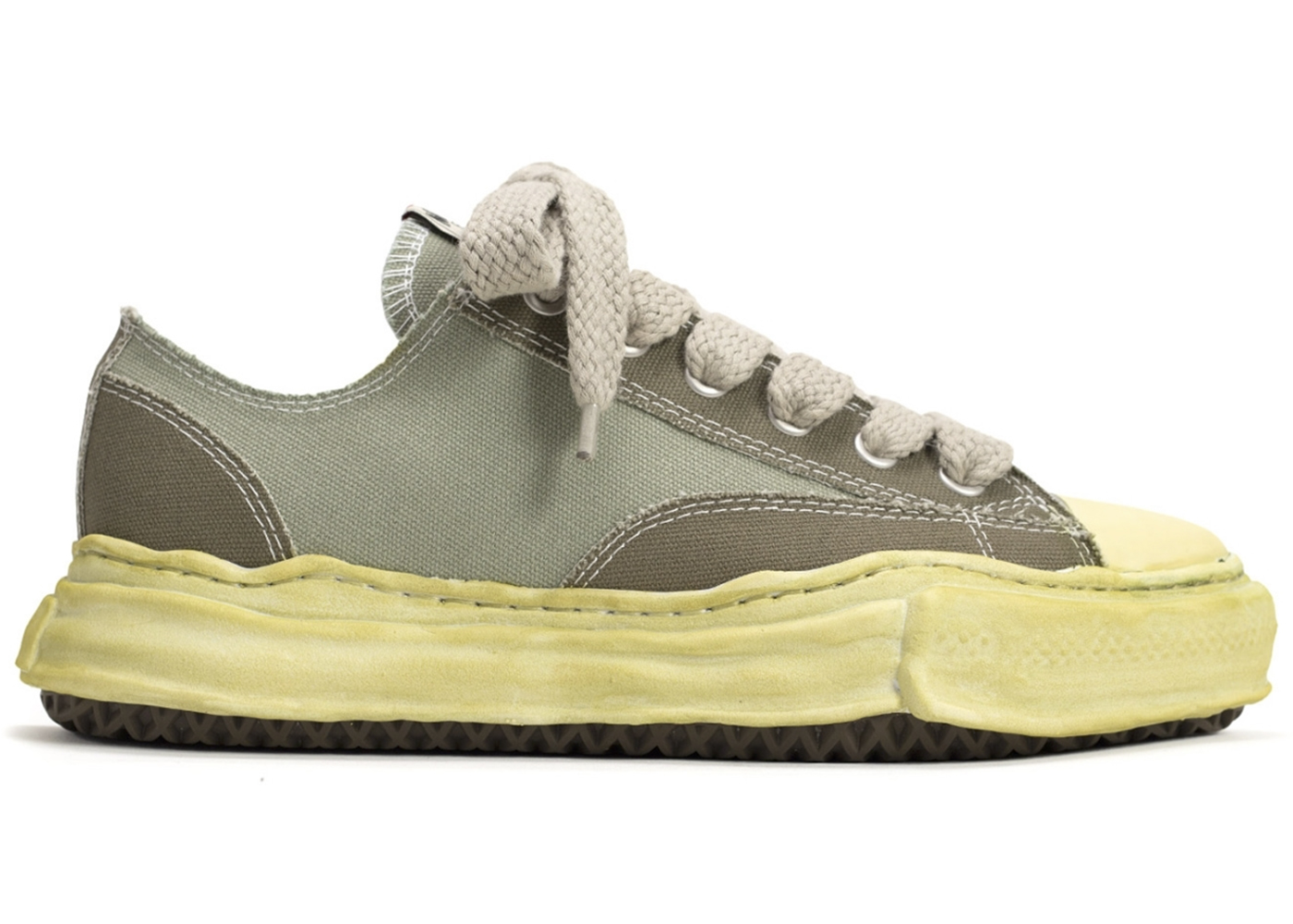 Maison Mihara Yasuhiro Peterson OD OG Sole Low Green - vstockx