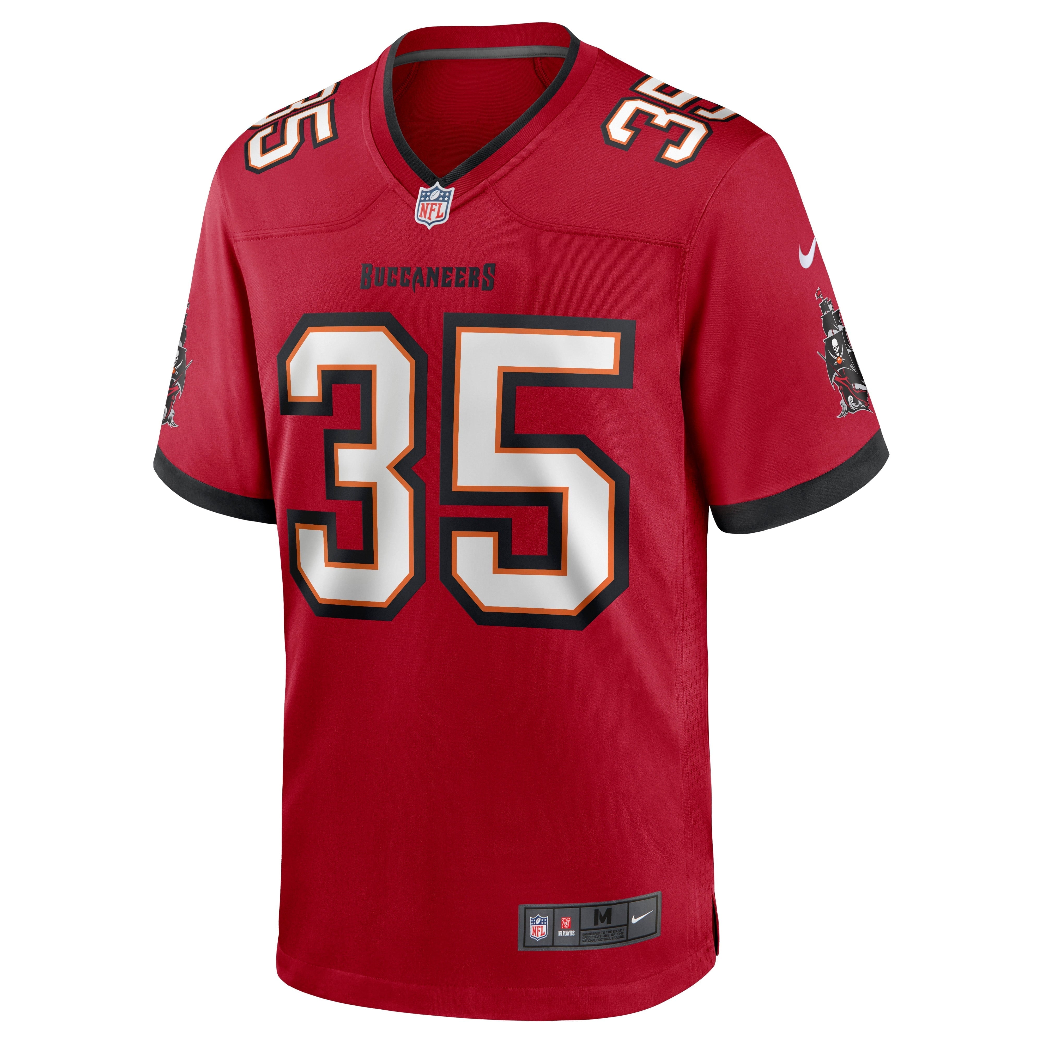 Men's Nike Jamel Dean Red Tampa Bay Buccaneers Game Jersey - vstockx