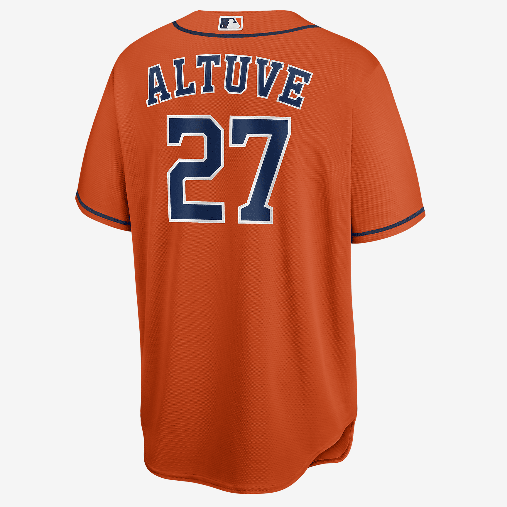 MLB Houston Astros (Jose Altuve) Men's Replica Baseball Jersey - Team Orange - vstockx