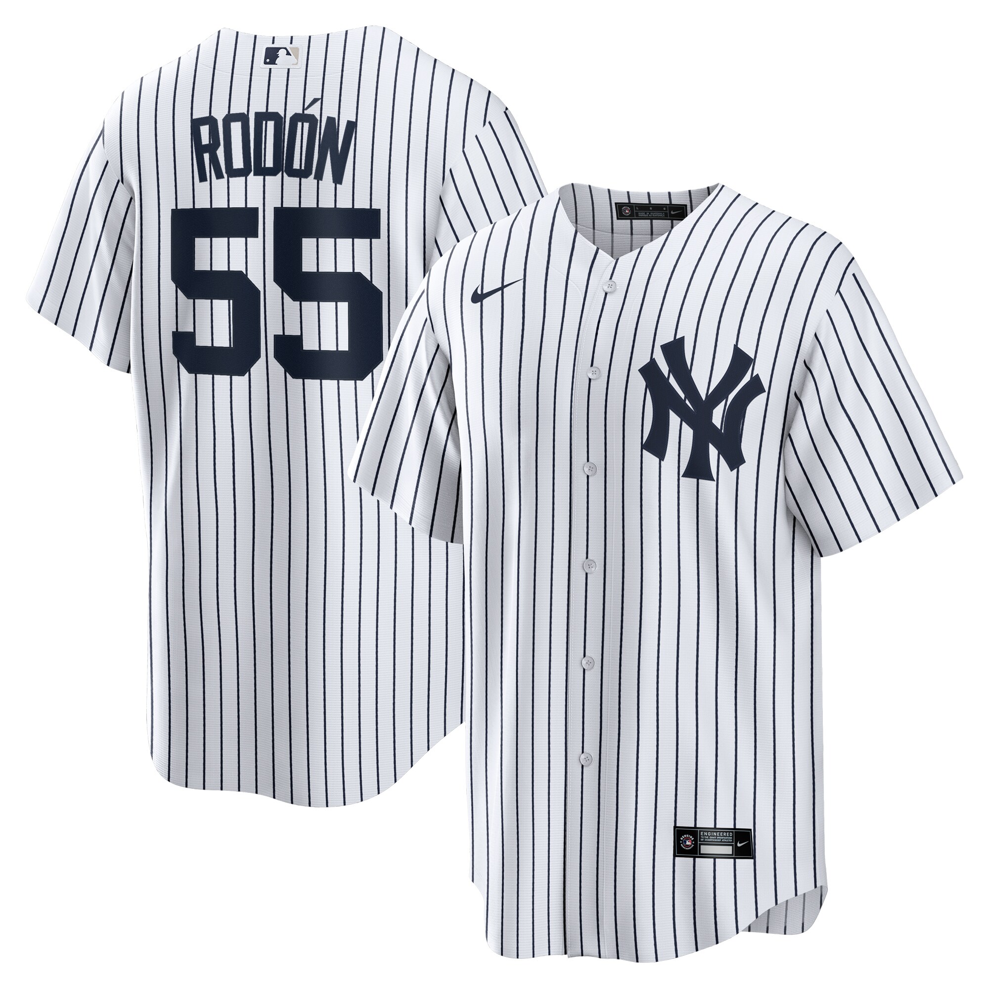 Carlos Rodon New York Yankees Nike Home Official Player Jersey - White/Navy - vstockx