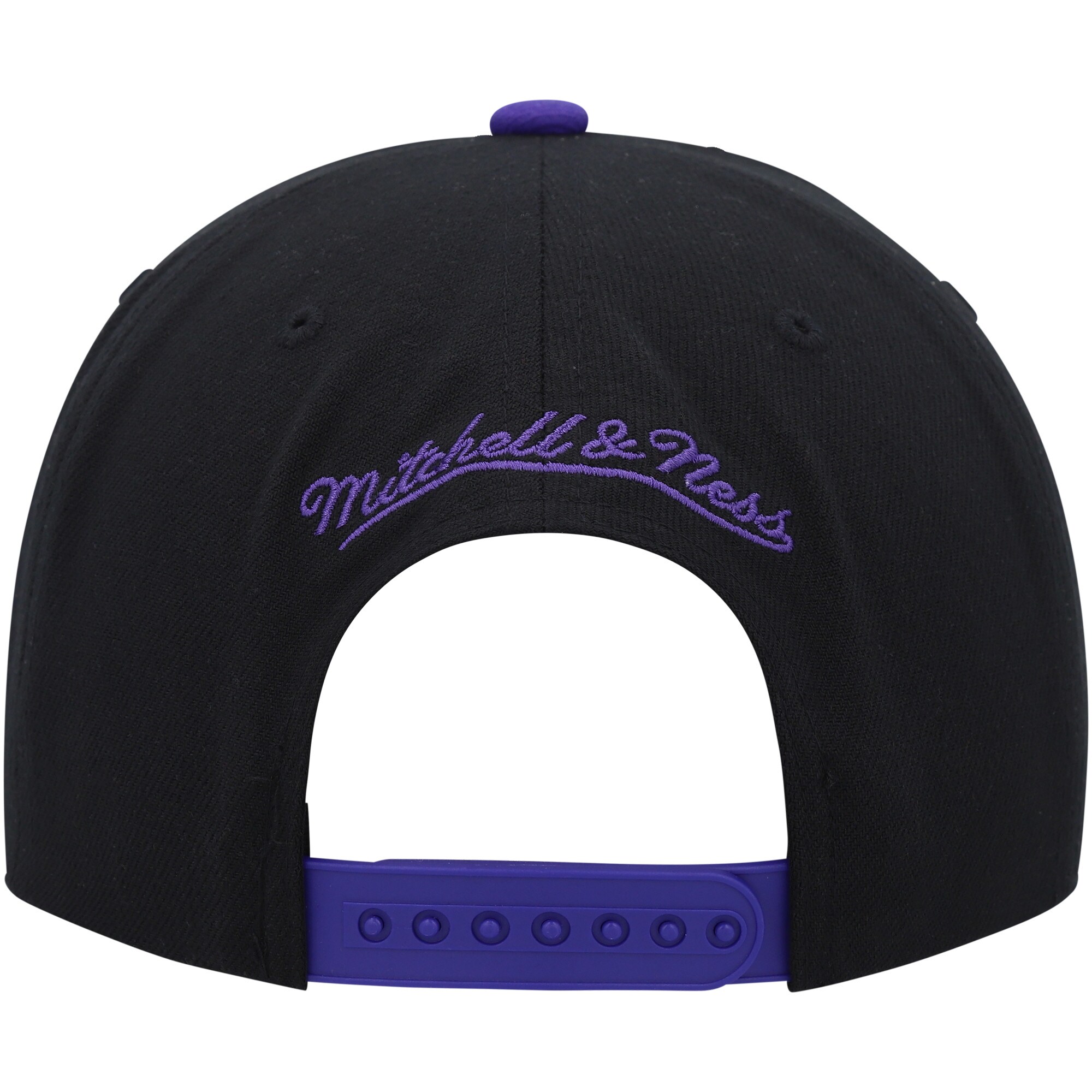 Los Angeles Lakers Mitchell & Ness SOUL Cross Check Snapback - Black - vstockx