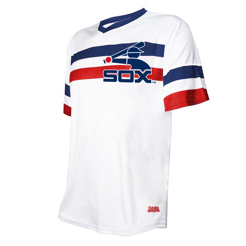 Chicago White Sox Batterman Sublimated V-Neck Jersey Tee - vstockx