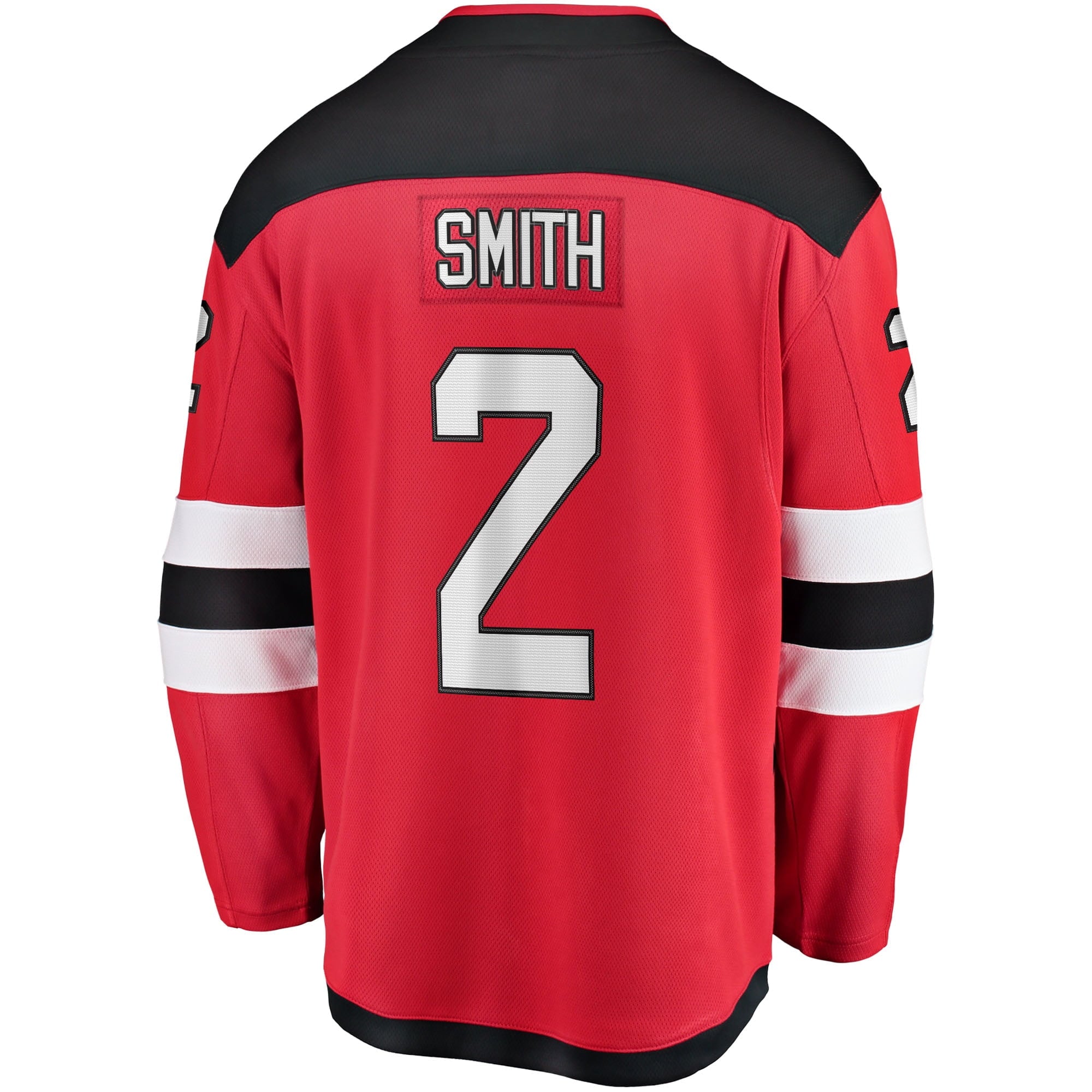 Men's Fanatics Branded Brendan Smith Red New Jersey Devils Home Breakaway Player Jersey - vstockx
