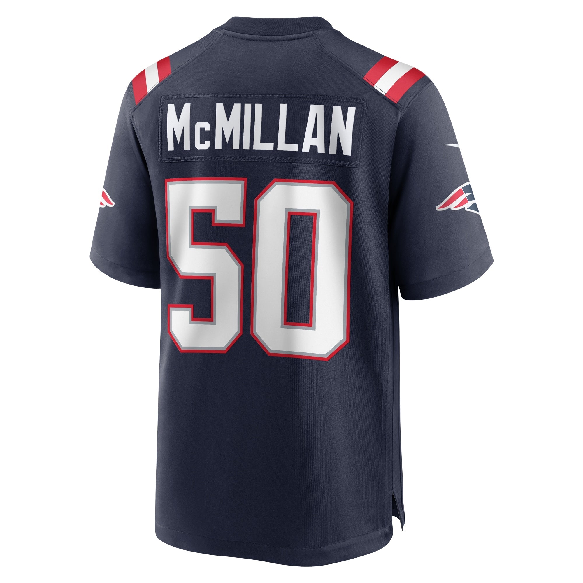 Men's Nike Raekwon McMillan Navy New England Patriots Home Game Player Jersey - vstockx