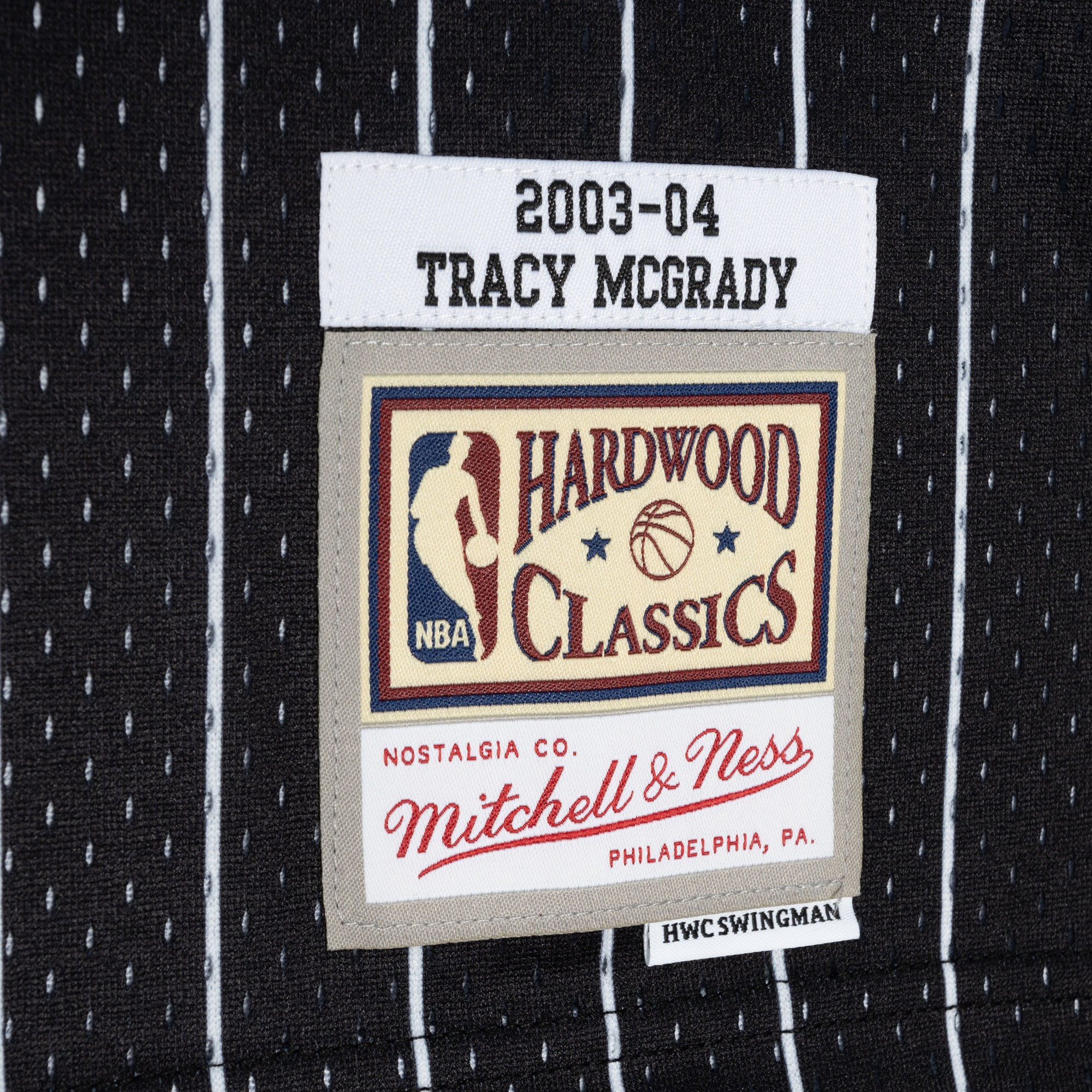 Tracy McGrady Orlando Magic Mitchell & Ness Hardwood Classics 2003/04 Split Swingman Jersey - Blue/Black - vstockx