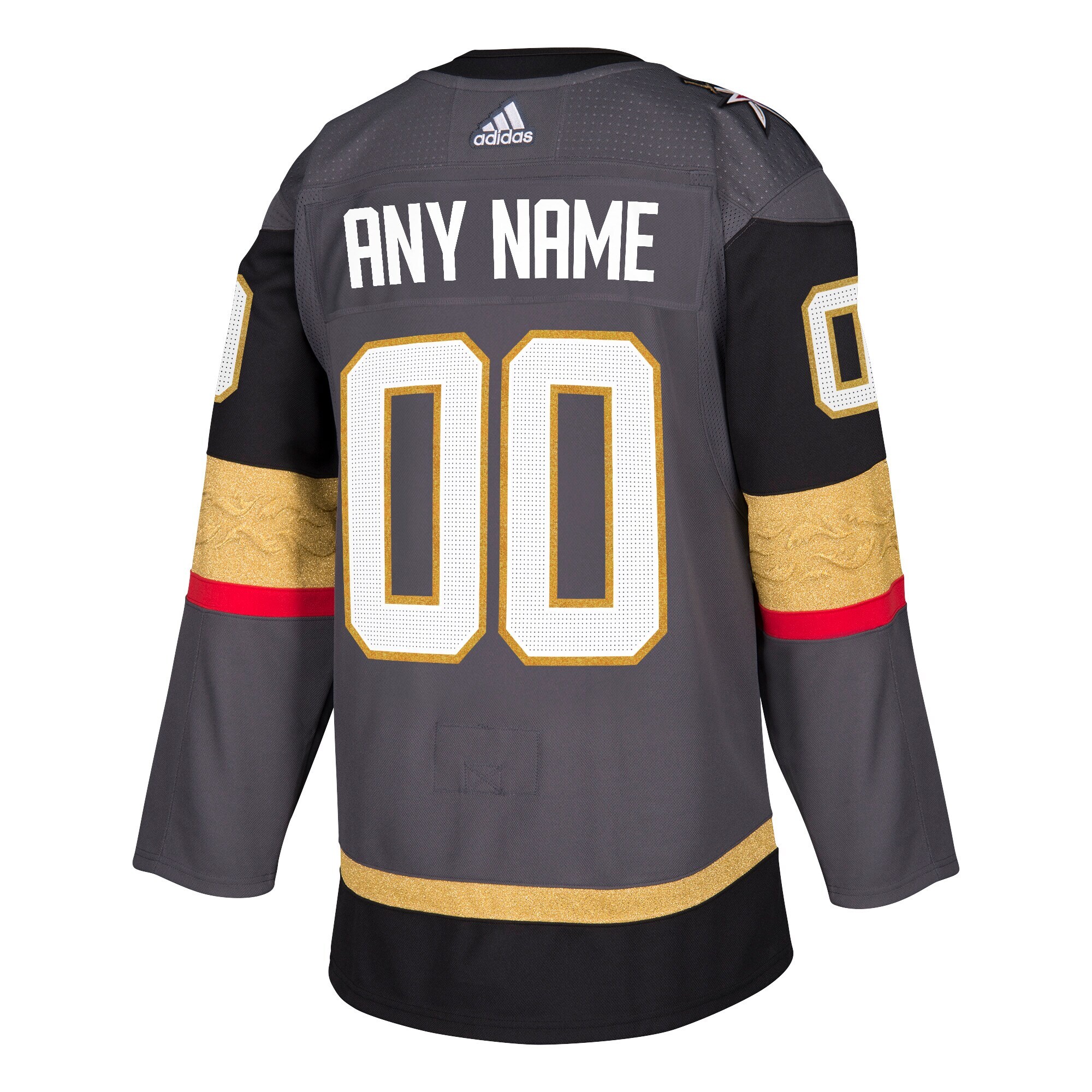 Vegas Golden Knights adidas Alternate Authentic Custom Jersey - Gray - vstockx