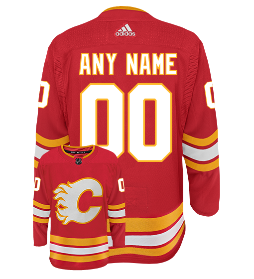 Calgary Flames Adidas Authentic Home 2020 NHL Hockey Jersey - vstockx