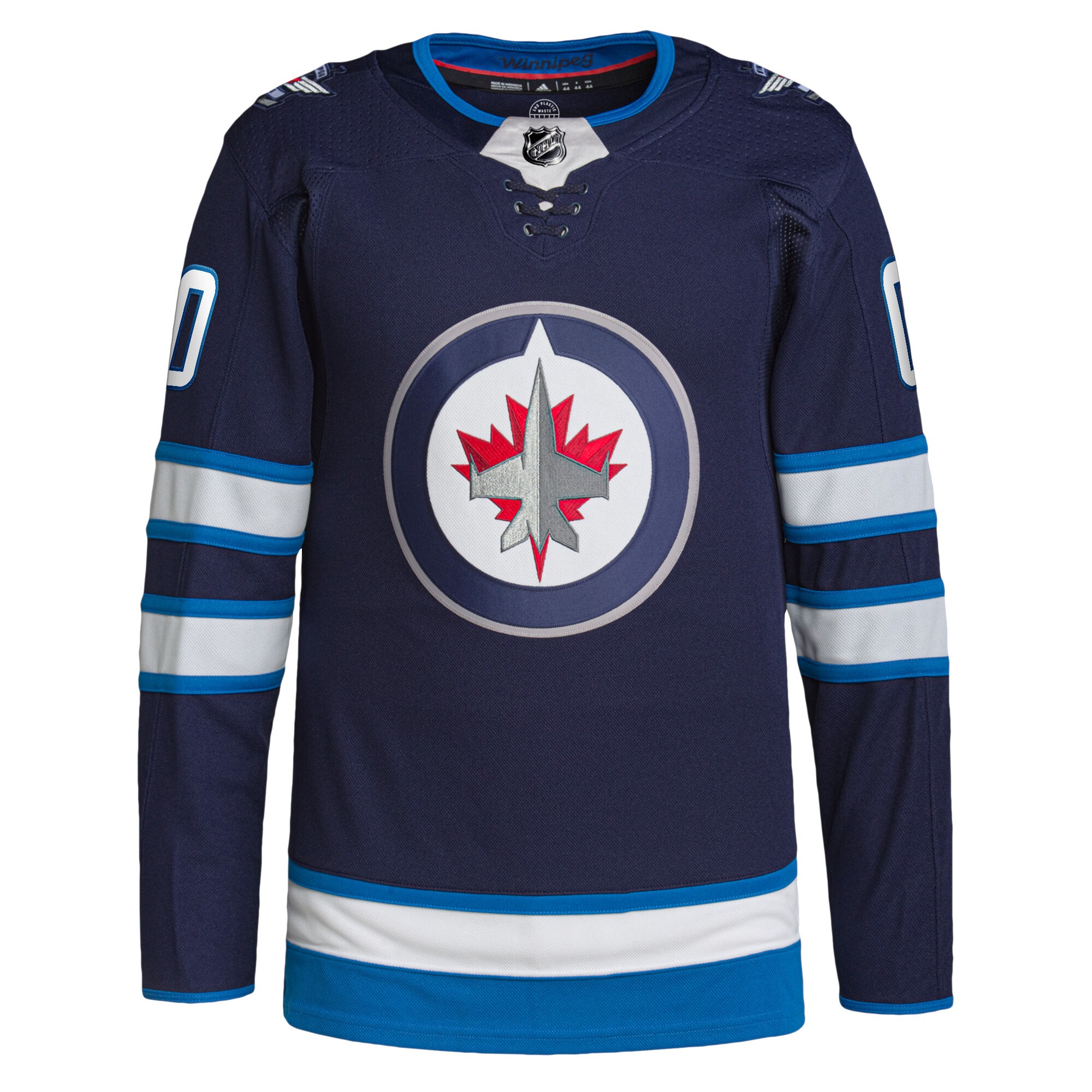 Winnipeg Jets adidas Home Authentic Pro Custom Jersey - Navy - vstockx