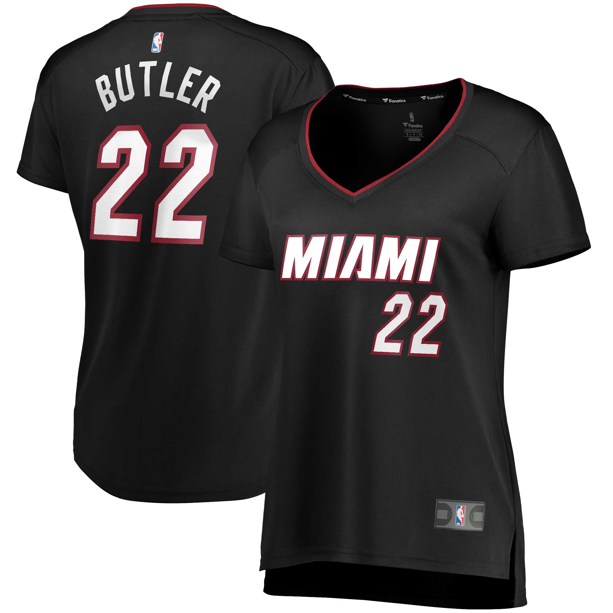 Jimmy Butler Miami Heat Fanatics Branded Women's Fast Break Replica Player Jersey - Black - Icon Edition - vstockx