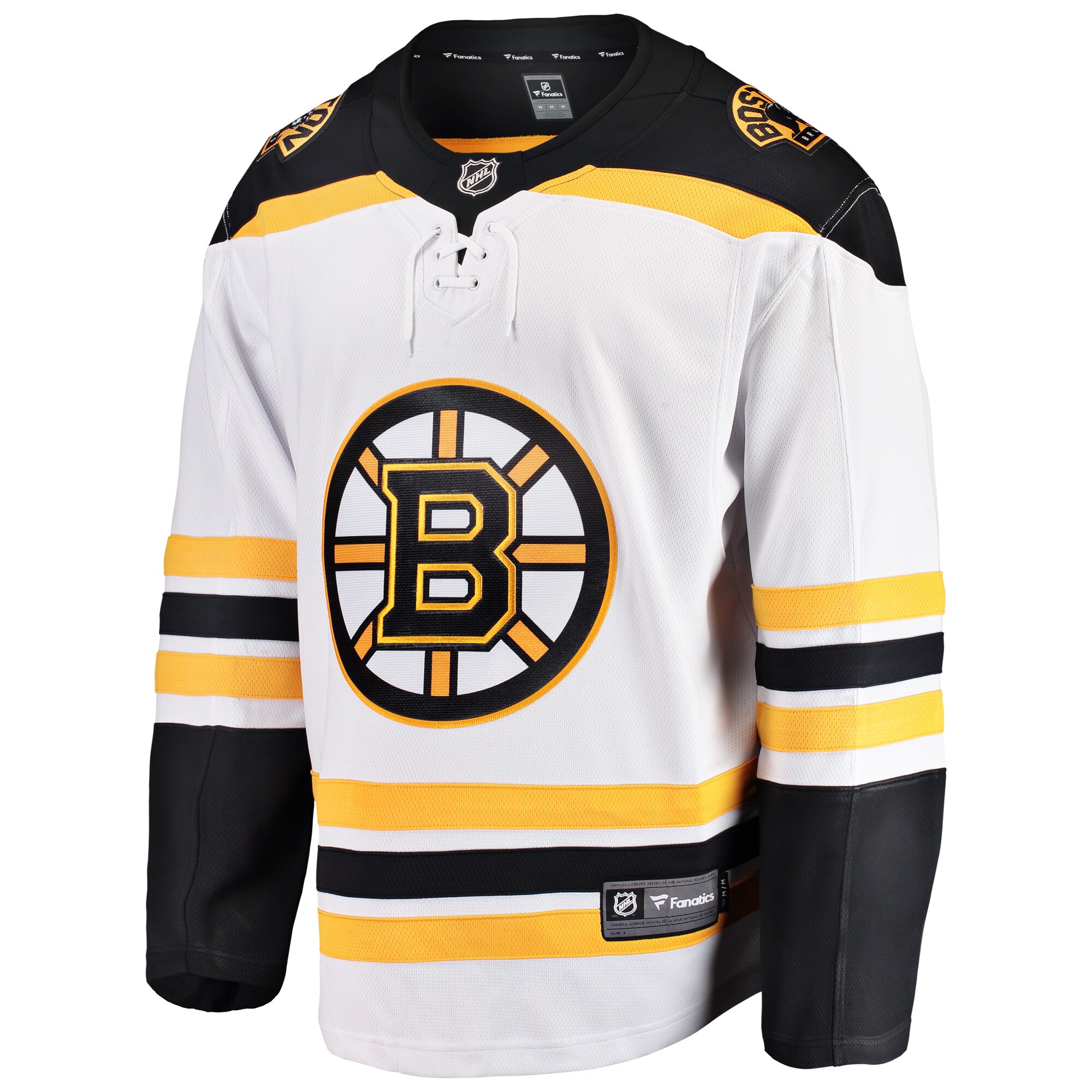 Boston Bruins Fanatics Branded Breakaway Away Jersey - White - vstockx