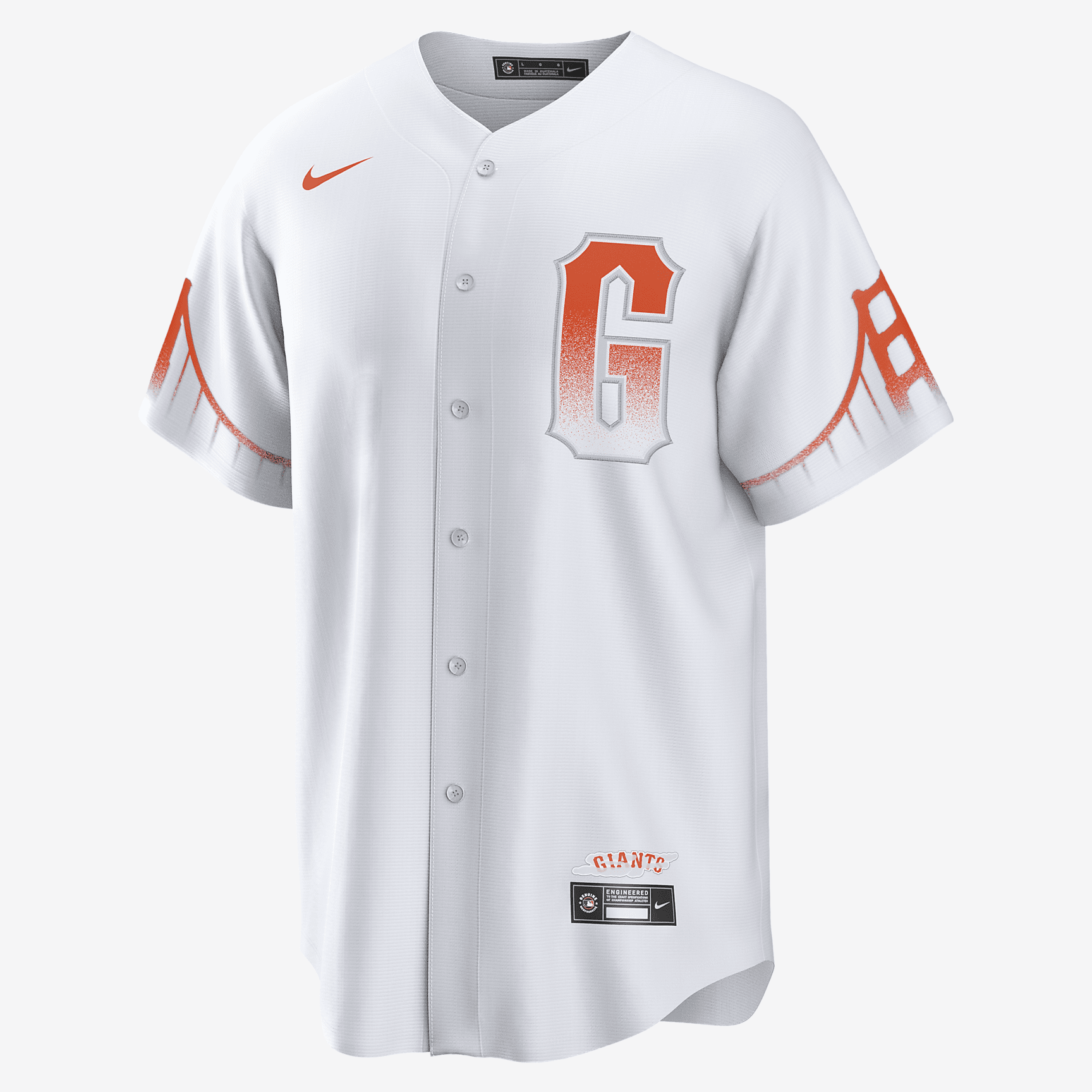 MLB San Francisco Giants City Connect (Brandon Crawford) Men's Replica Baseball Jersey - White - vstockx