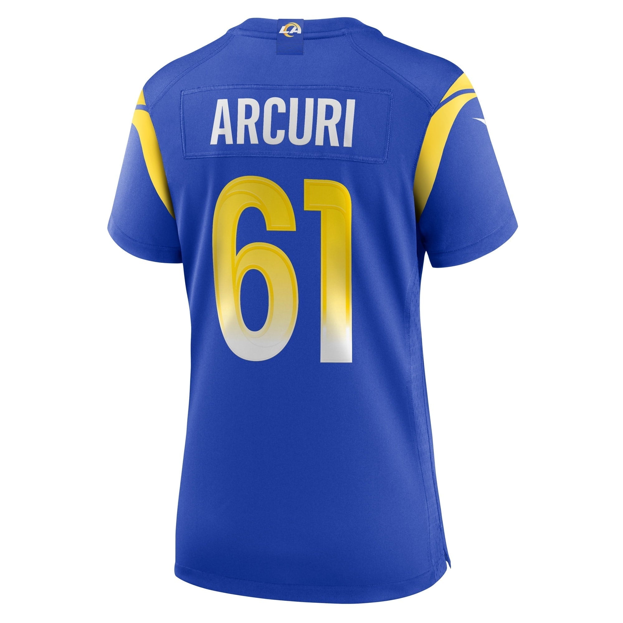 Women's Nike AJ Arcuri Royal Los Angeles Rams Game Player Jersey - vstockx