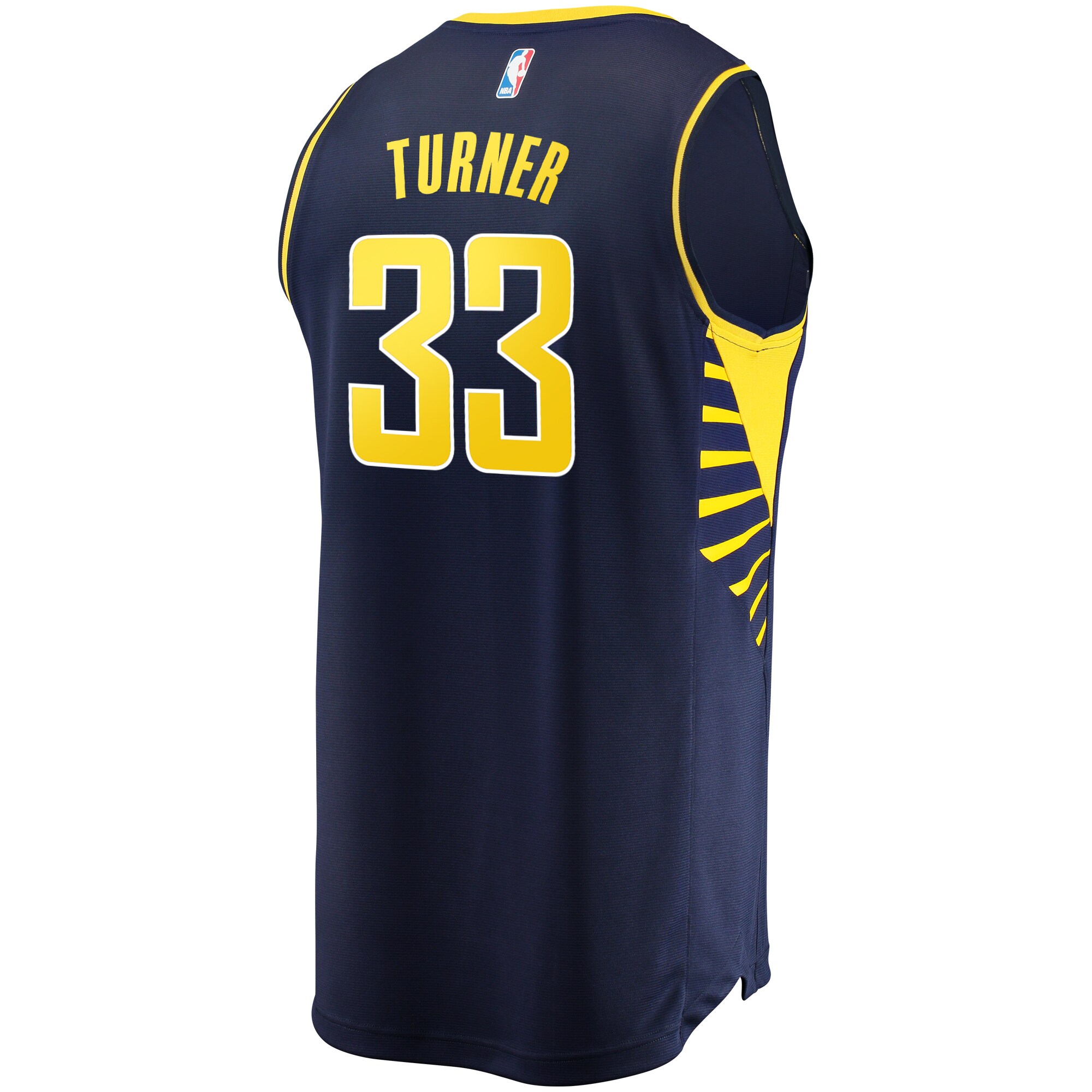 Myles Turner Indiana Pacers Fanatics Branded Fast Break Replica Jersey Navy - Icon Edition - vstockx