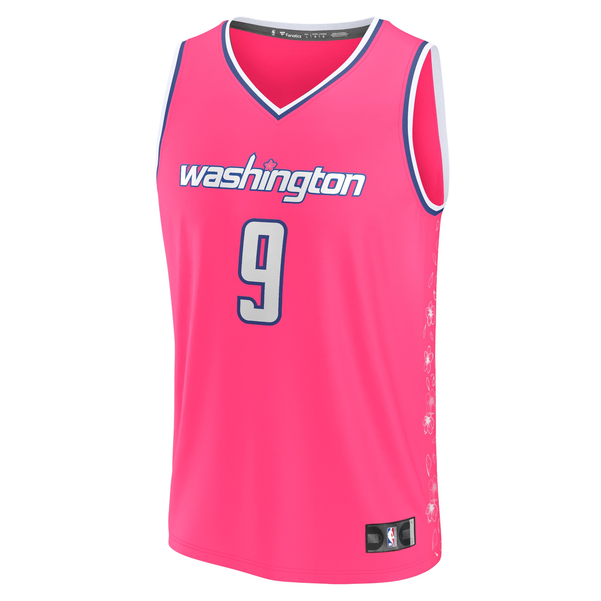 Deni Avdija Washington Wizards Fanatics Branded 2022/23 Fastbreak Jersey - City Edition - Pink - vstockx
