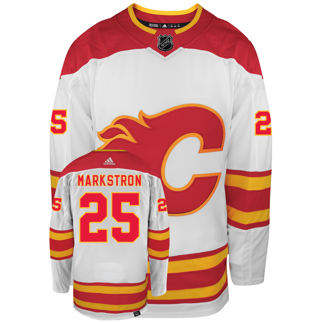 Jakob Markstrom Calgary Flames Adidas Primegreen Authentic NHL Hockey Jersey - vstockx