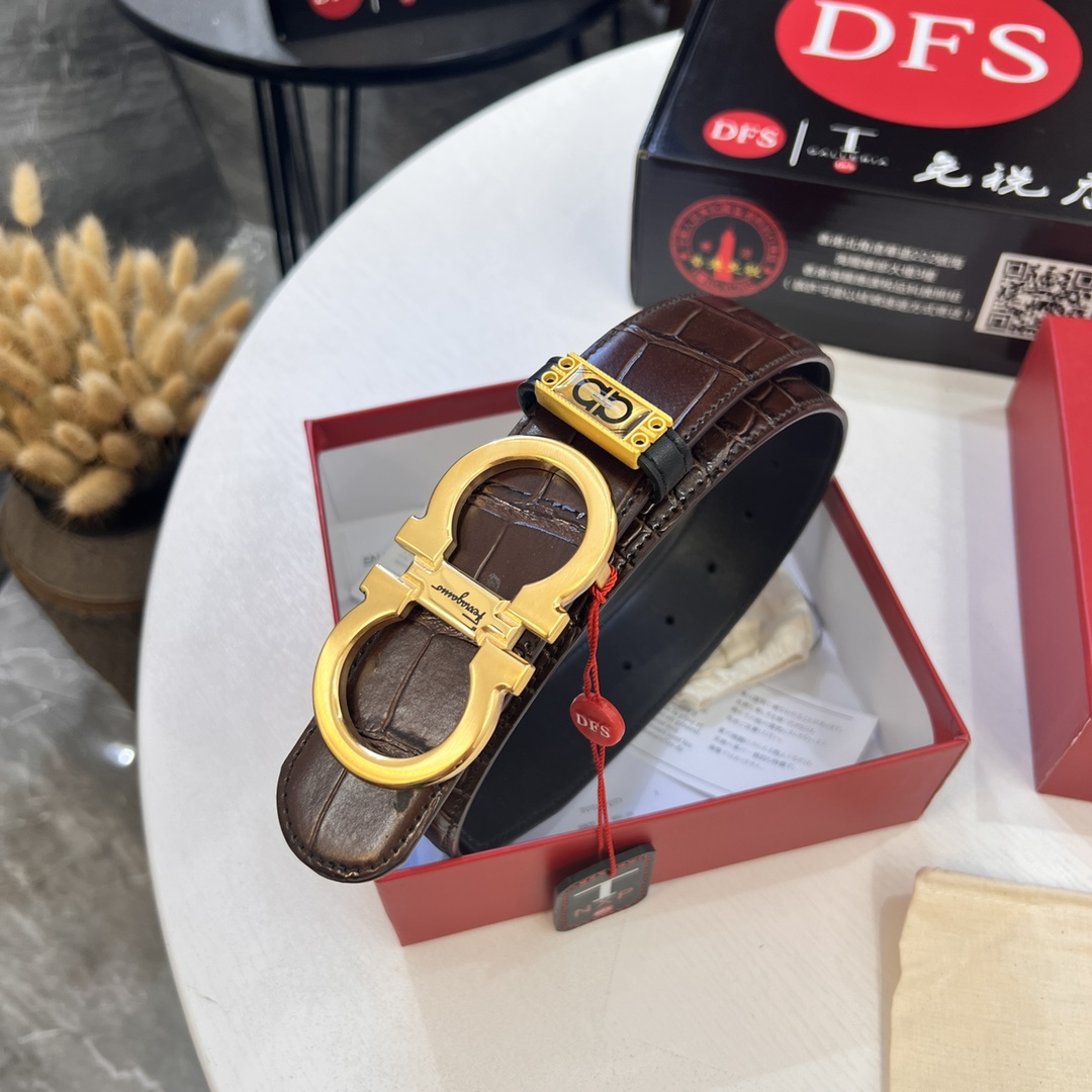 Streetwear Belt Ferragamo 320305 size:3.5cm - vstockx