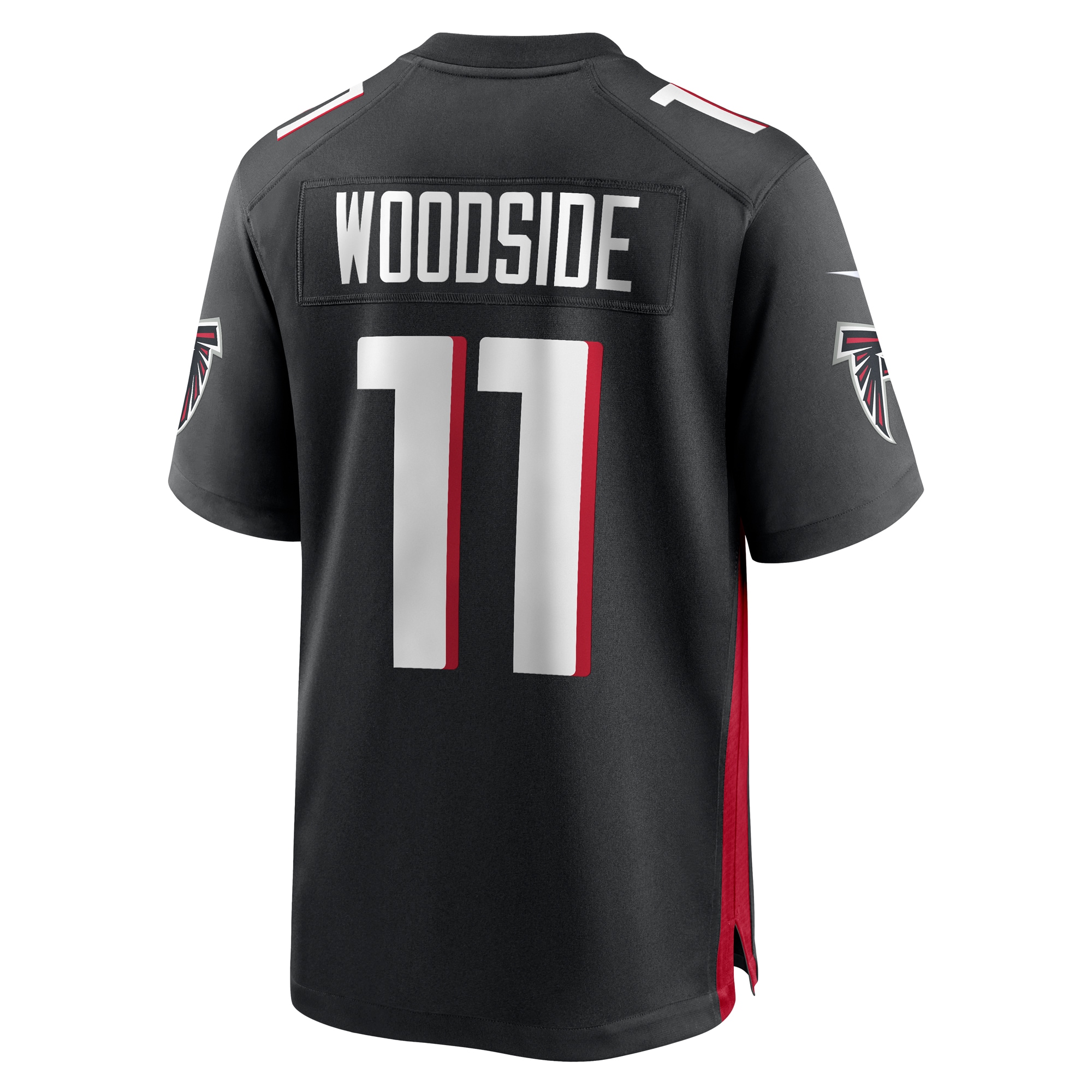 Logan Woodside Atlanta Falcons Nike Team Game Jersey - Black - vstockx