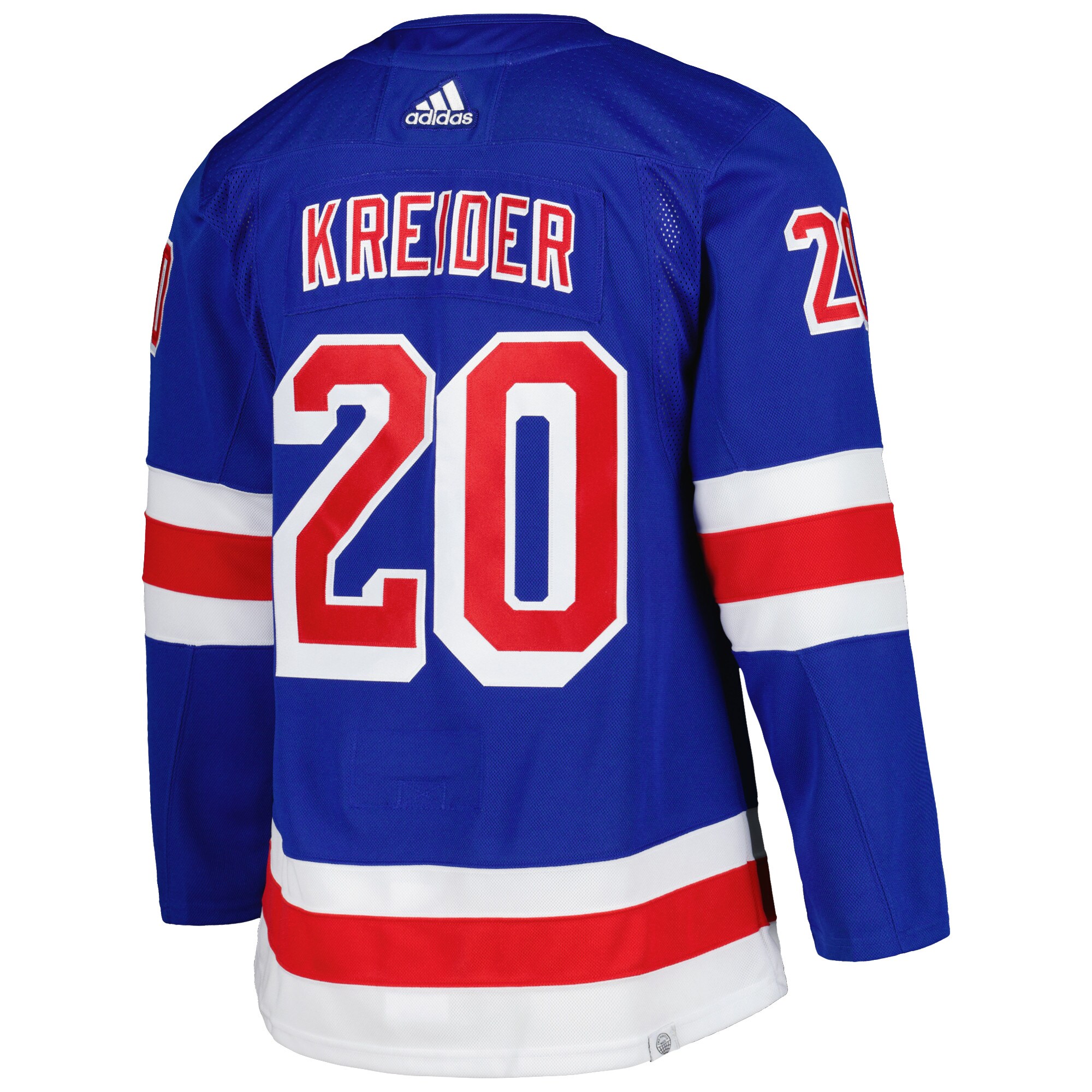 Chris Kreider New York Rangers adidas Home Primegreen Authentic Pro Player Jersey - Blue - vstockx