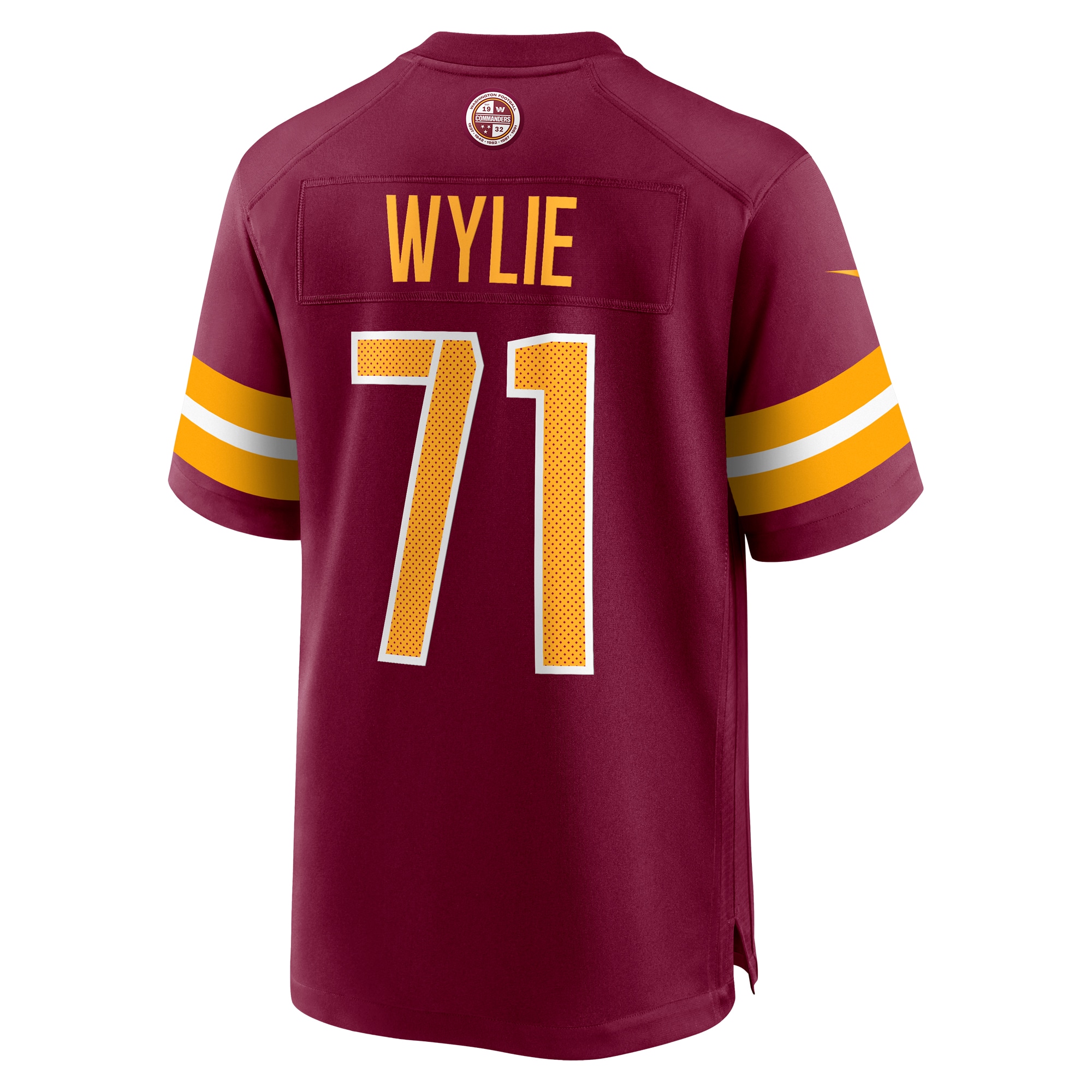 Andrew Wylie Washington Commanders Nike Game Player Jersey - Burgundy - vstockx