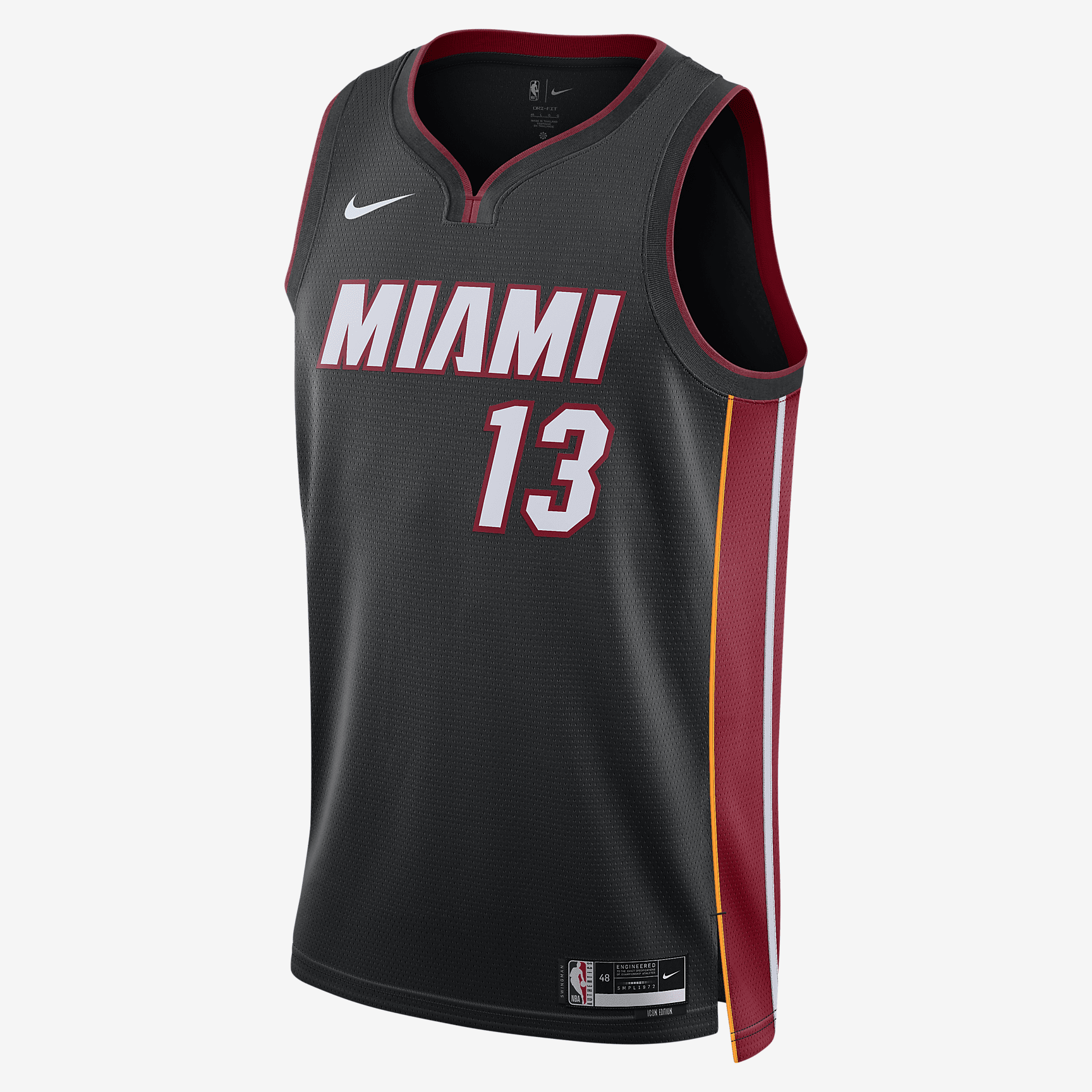 Miami Heat Icon Edition 2022/23 Nike Dri-FIT NBA Swingman Jersey - Black - vstockx