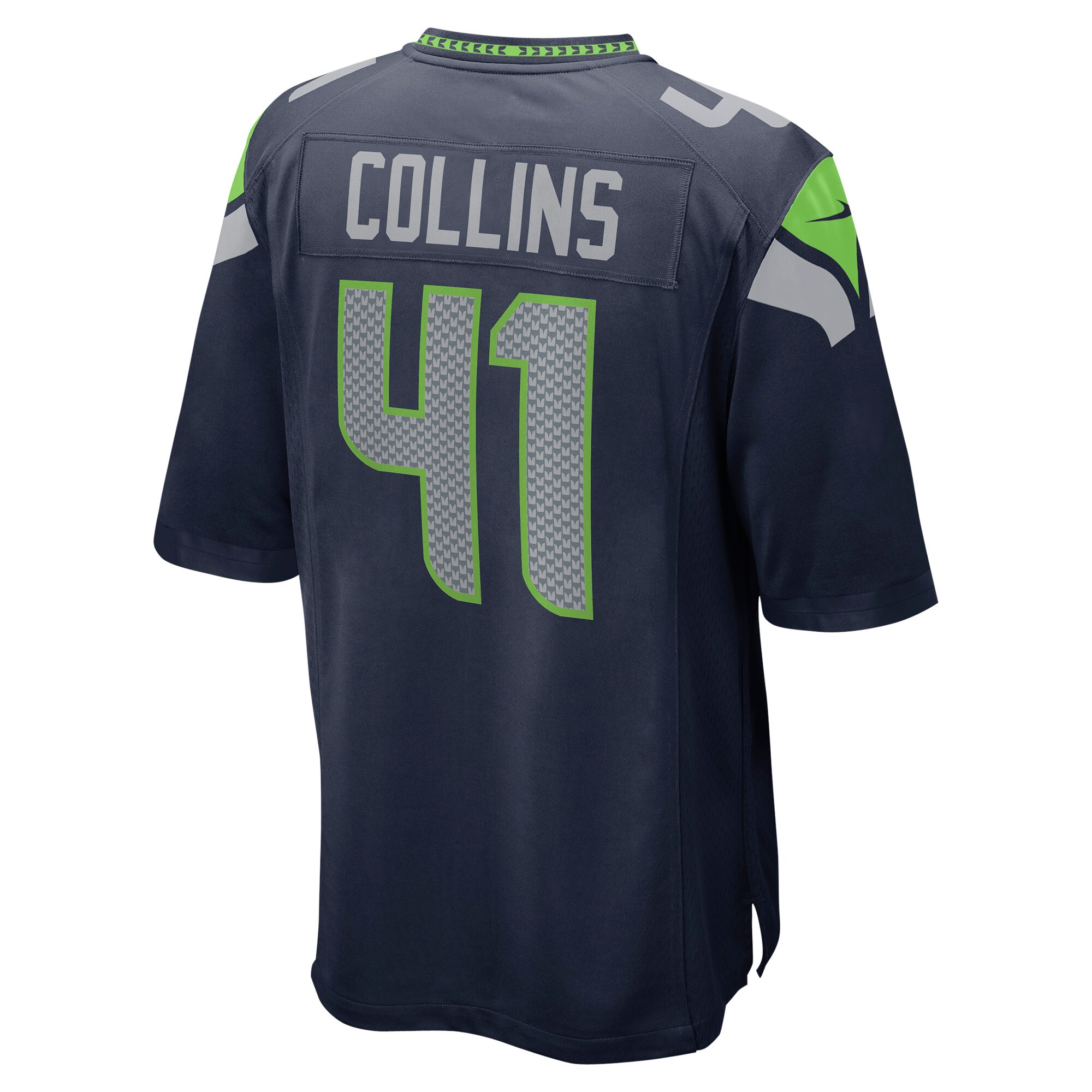 Alex Collins Seattle Seahawks Nike Game Jersey - College Navy - vstockx