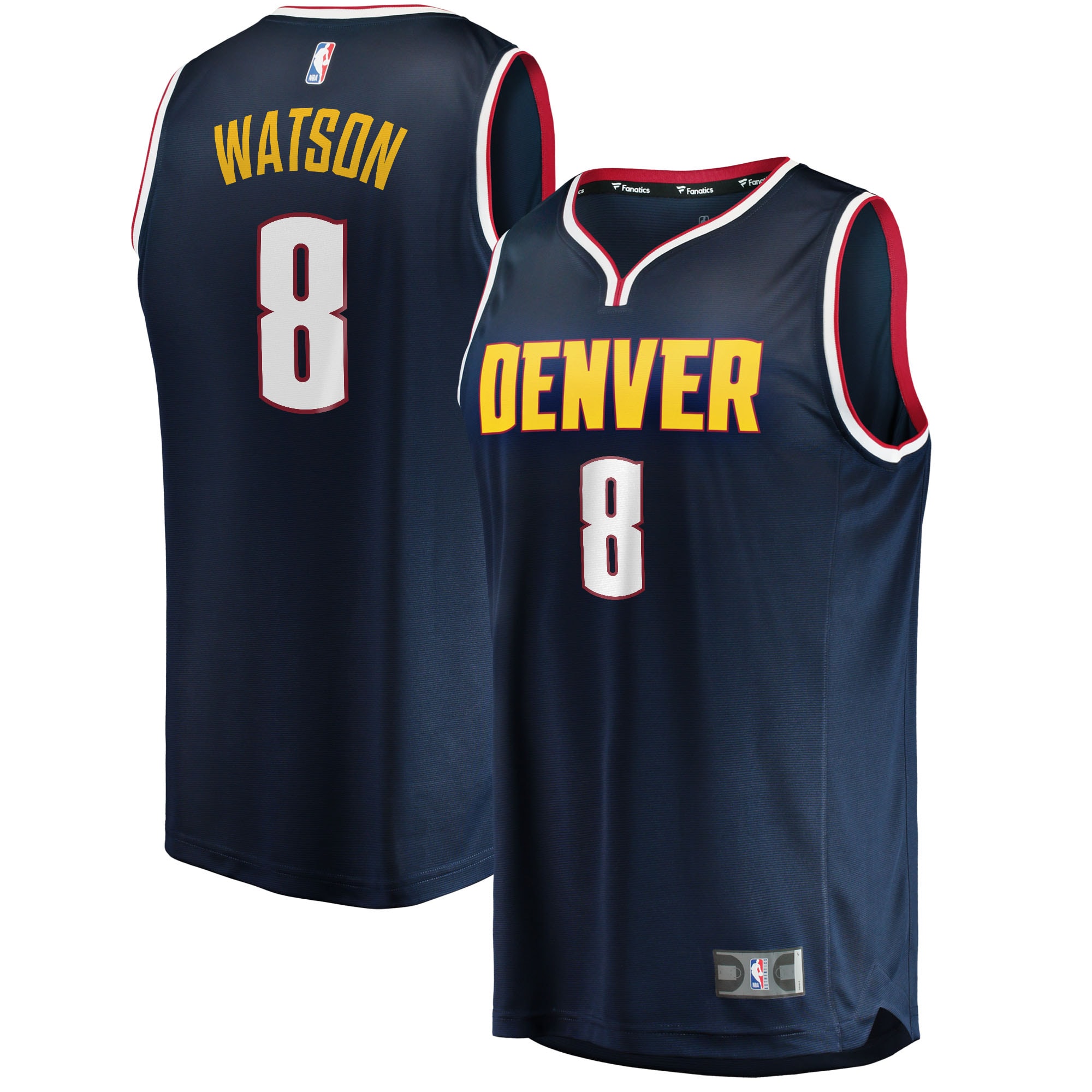 Peyton Watson Denver Nuggets Fanatics Branded 2022 NBA Draft First Round Pick Fast Break Replica Player Jersey - Icon Edition - Navy - vstockx