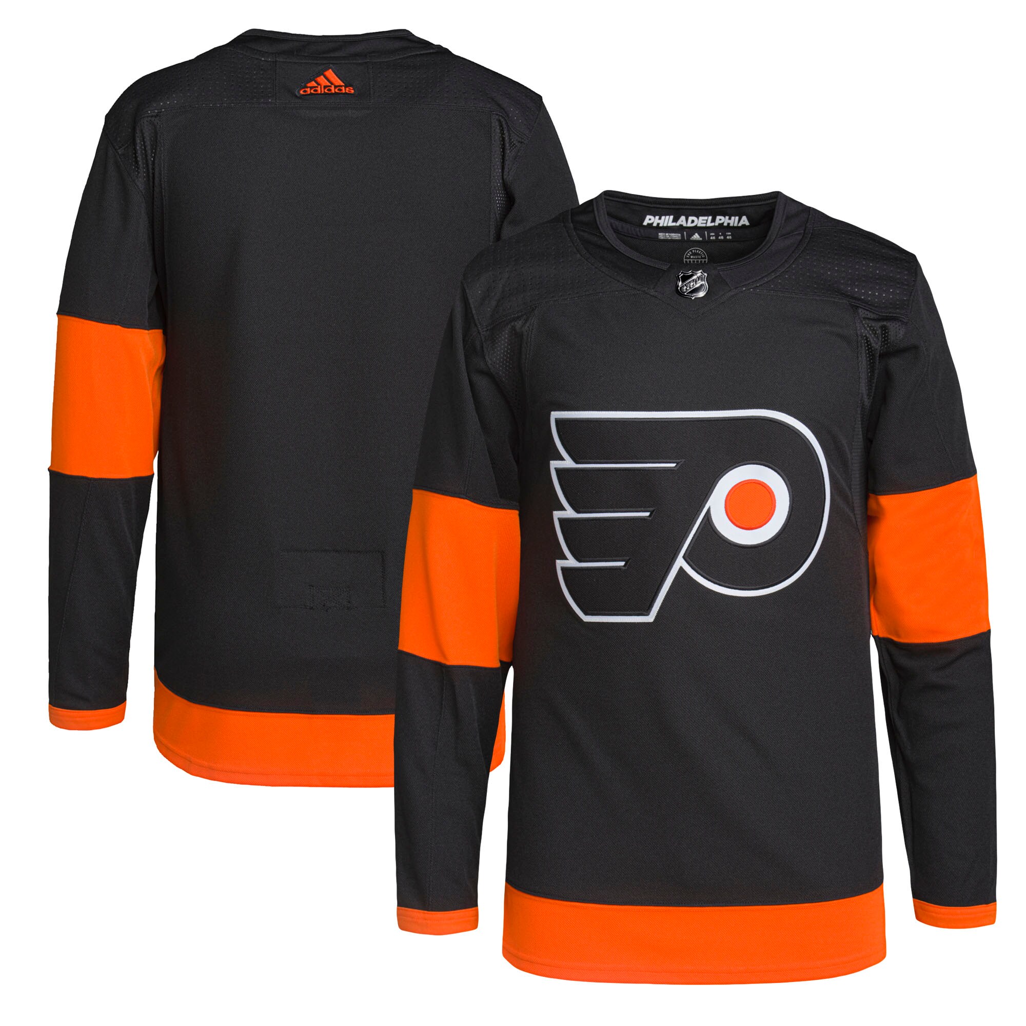 Philadelphia Flyers adidas Alternate Primegreen Authentic Pro Jersey - Black - vstockx