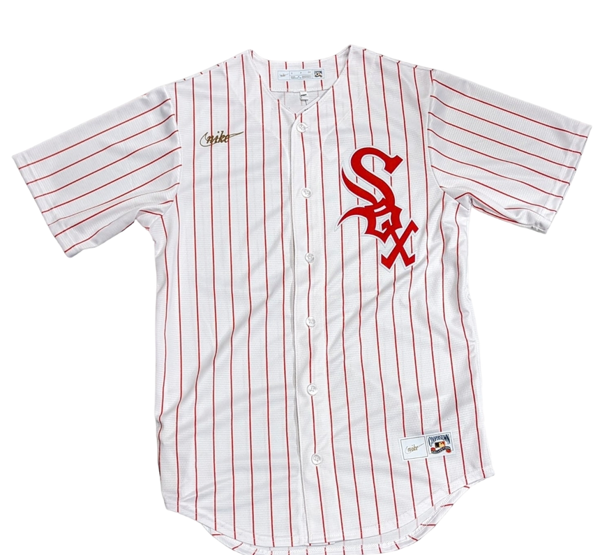 Men's Bill Melton Chicago White Sox Cooperstown Home White/Red 1972 Premium Stitch Replica Jersey - vstockx