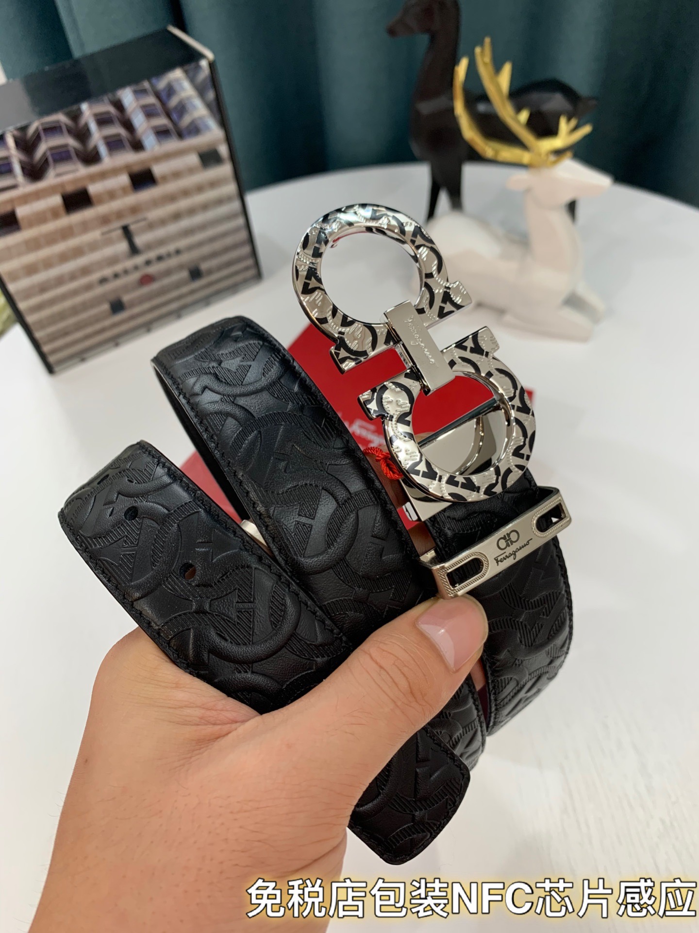 Streetwear Belt Ferragamo 319183 size:3.5cm - vstockx