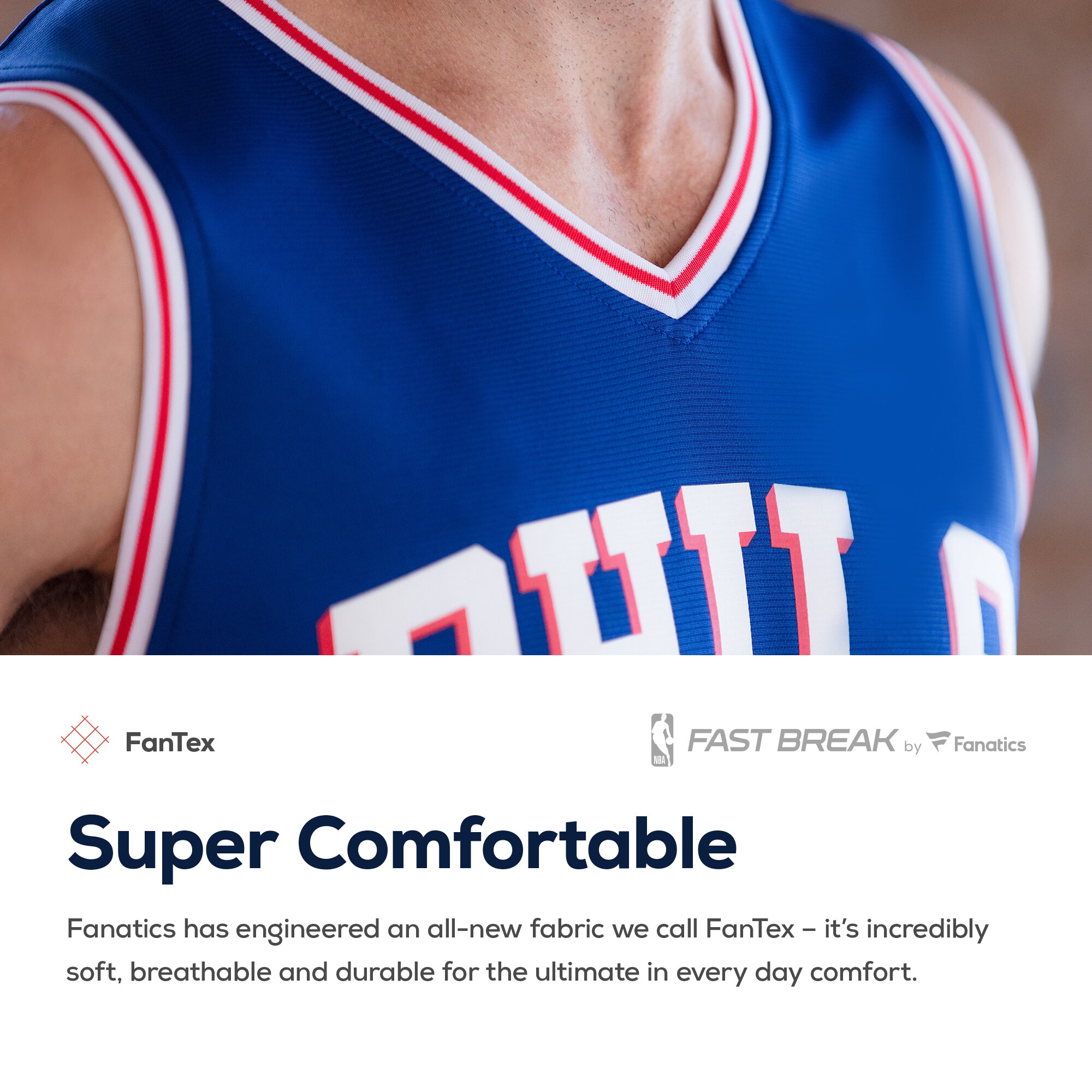 Mattise Thybulle Philadelphia 76ers Fanatics Branded Replica Fast Break Jersey Royal - Icon Edition - vstockx