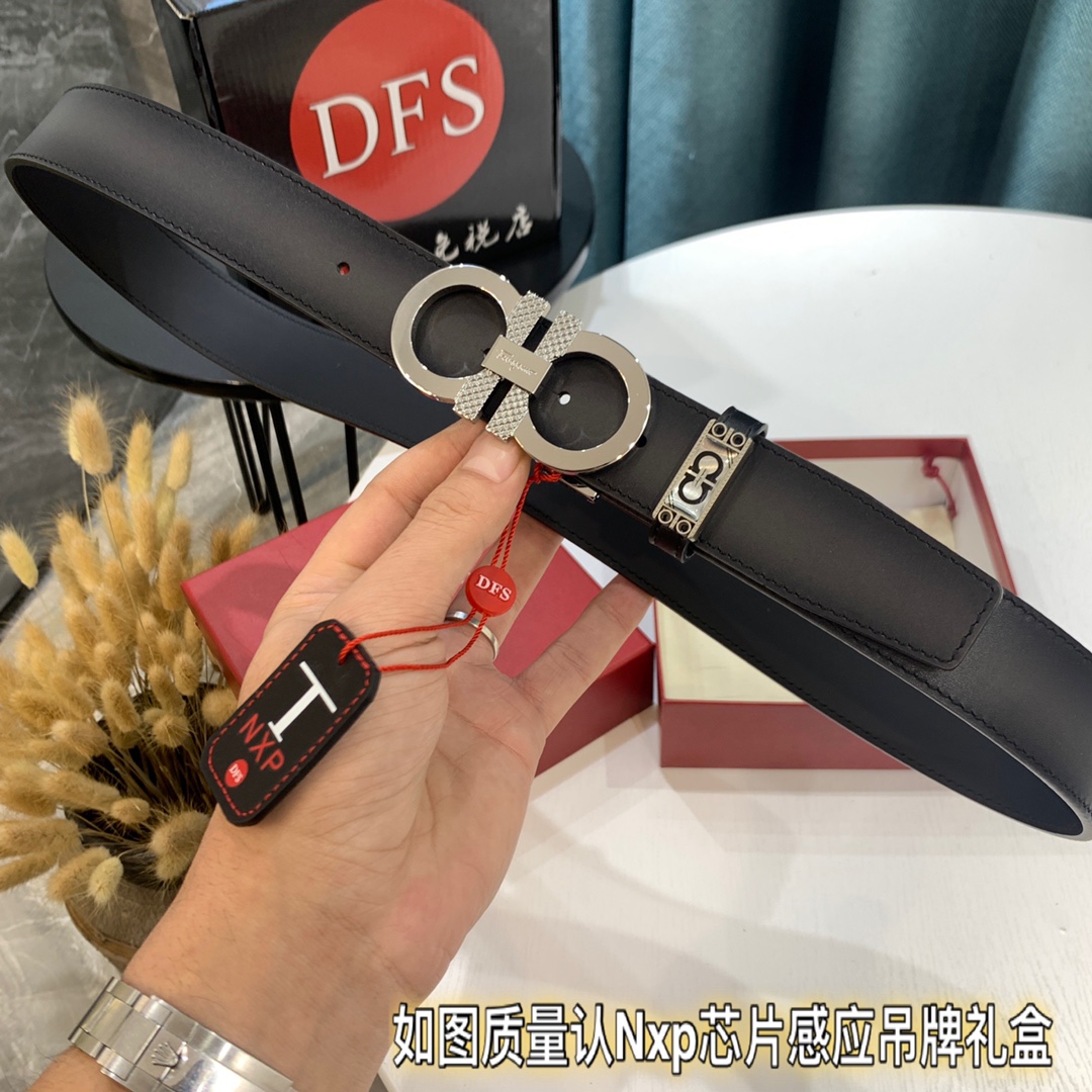 Streetwear Belt Ferragamo 319425 size:3.5cm - vstockx